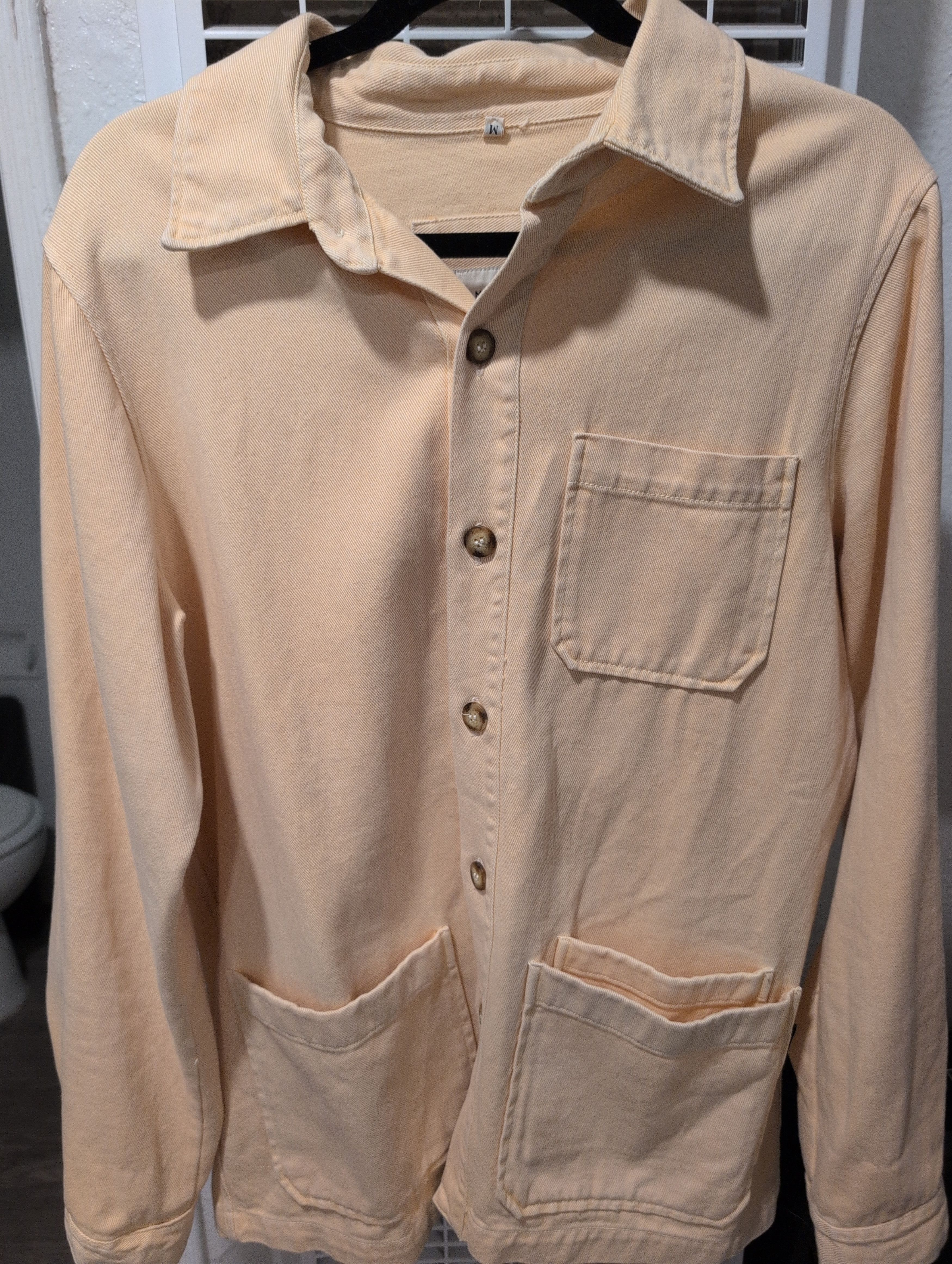 Other Sam Newman Men's Beige/Cream Work Jacket Coat Size M Size US M / EU 48-50 / 2 - 5 Thumbnail