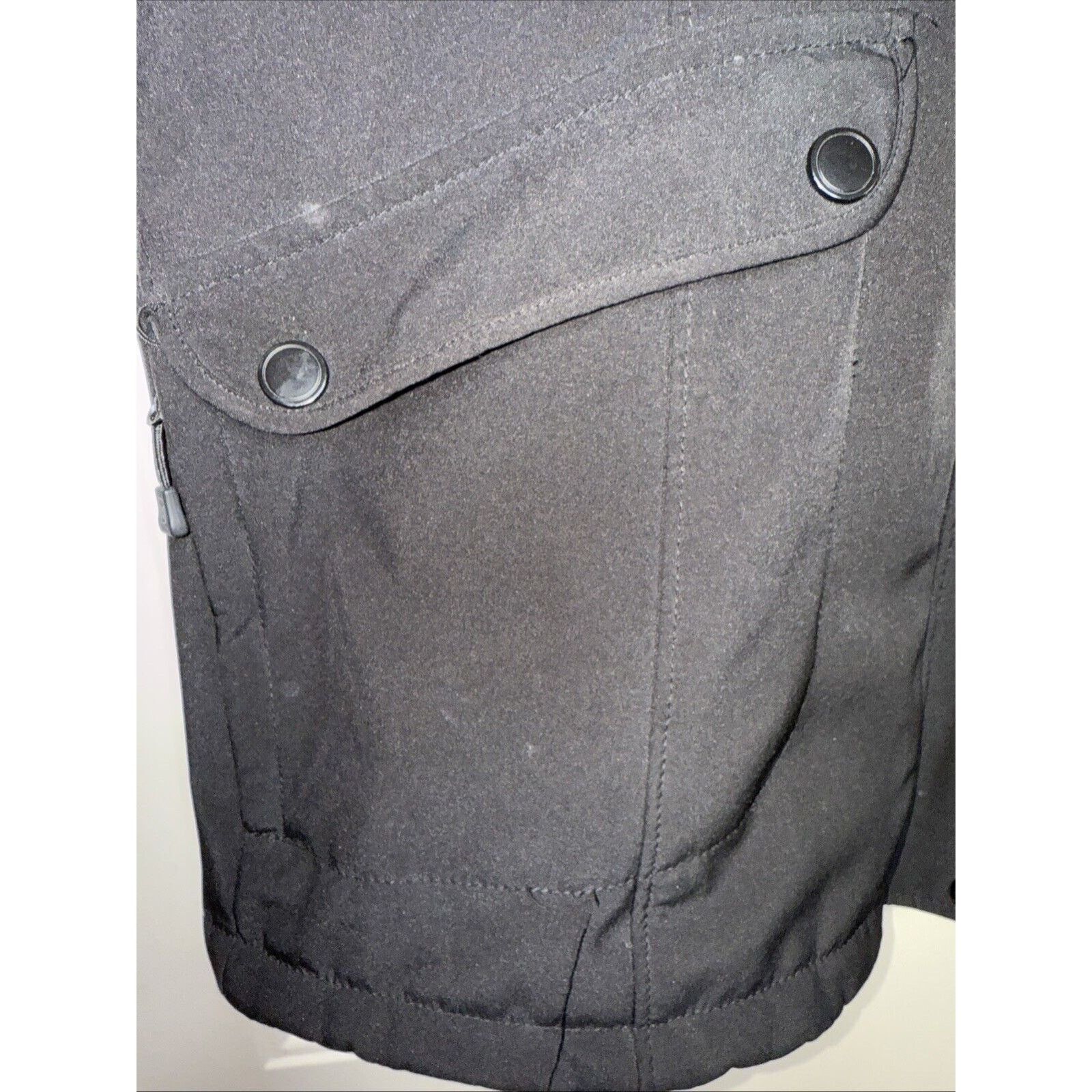 & Other Stories ZeroXposur Jacket Women’s XL Black Hooded Snap/Zip Fur Lined Size XL / US 12-14 / IT 48-50 - 2 Thumbnail