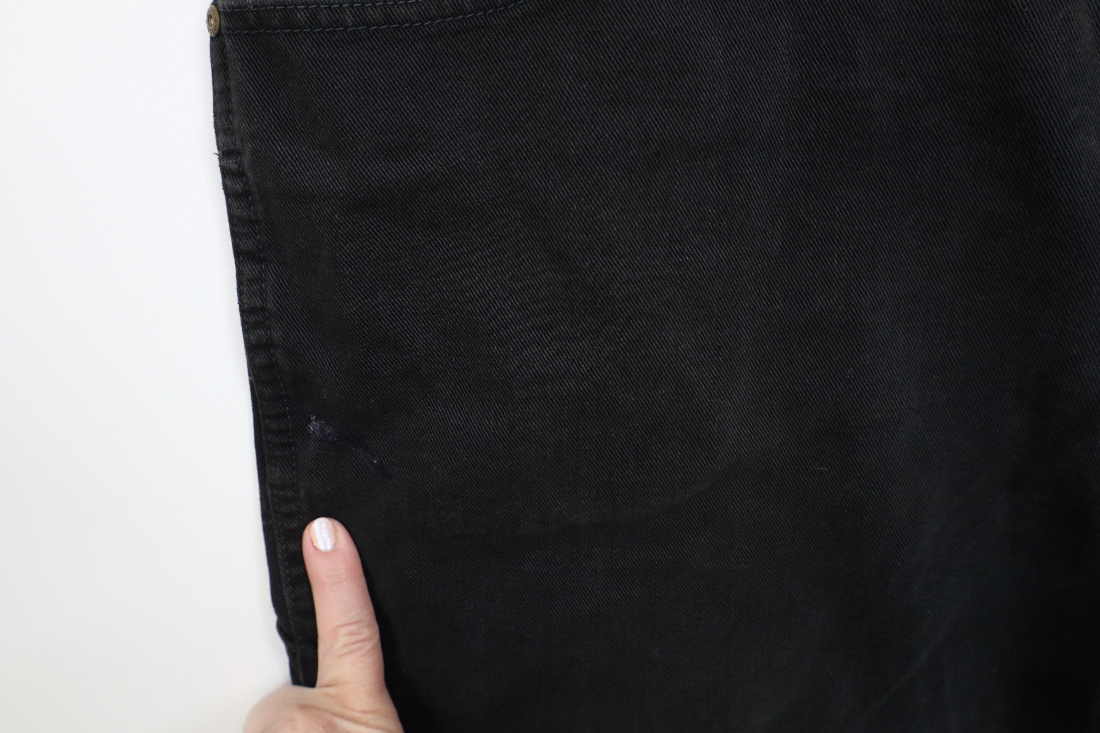 Vintage Vintage 90s Y2K Paco Sports Fit Denim Jean Shorts Black Size US 38 / EU 54 - 5 Thumbnail