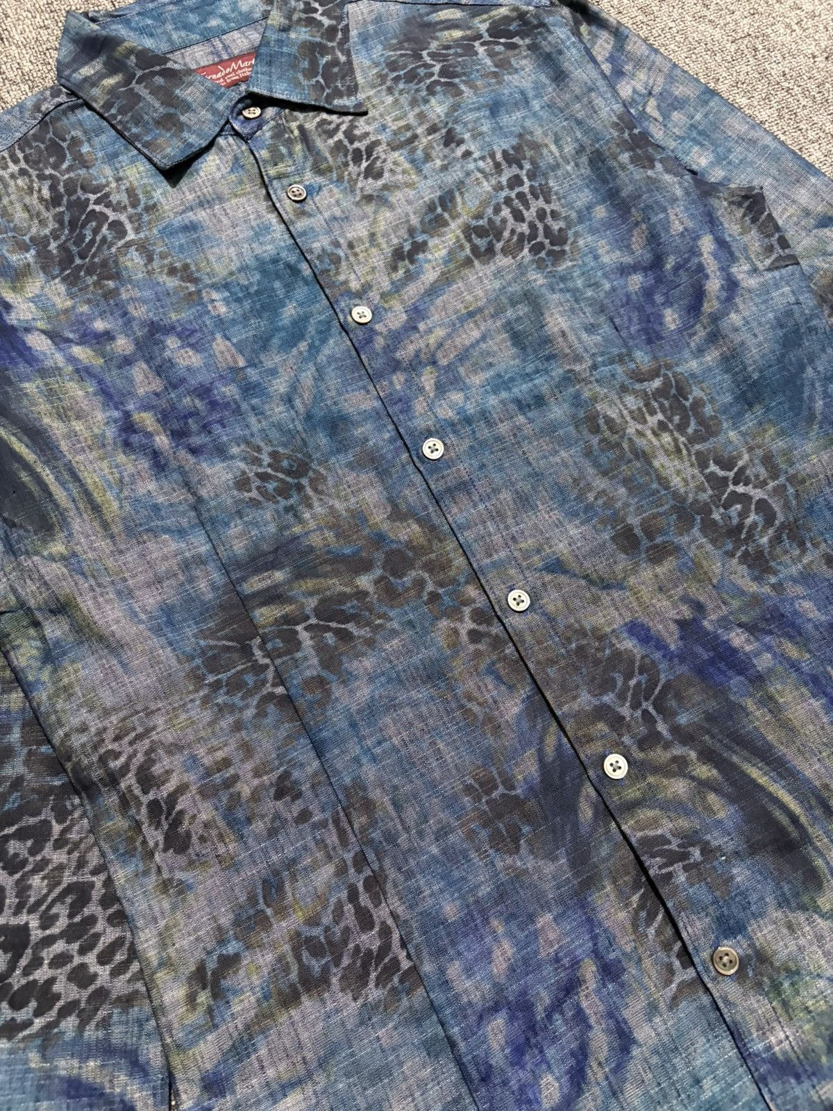 Tornado Mart 2000s Tornado Mart - leopard skin button up shirt Size US L / EU 52-54 / 3 - 4 Thumbnail