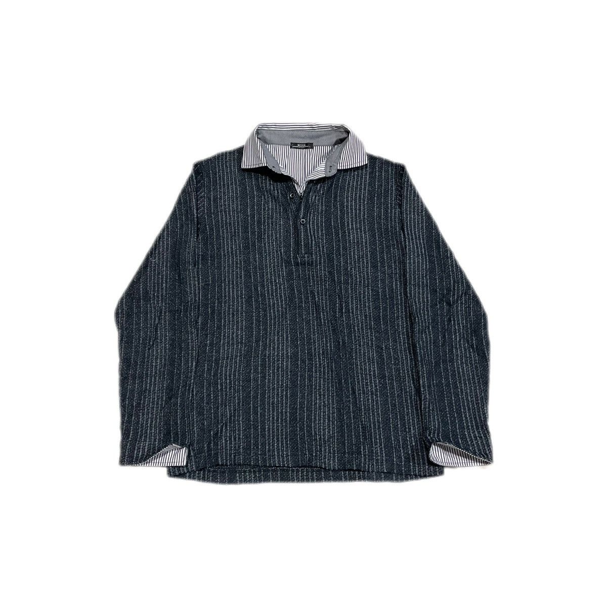 Hysteric Glamour × If Six Was Nine × Japanese Brand 🔥Sixk Y2K Mitex Doible Layer Long Sleeve Shirt Goth Punk Size US L / EU 52-54 / 3 - 3 Thumbnail