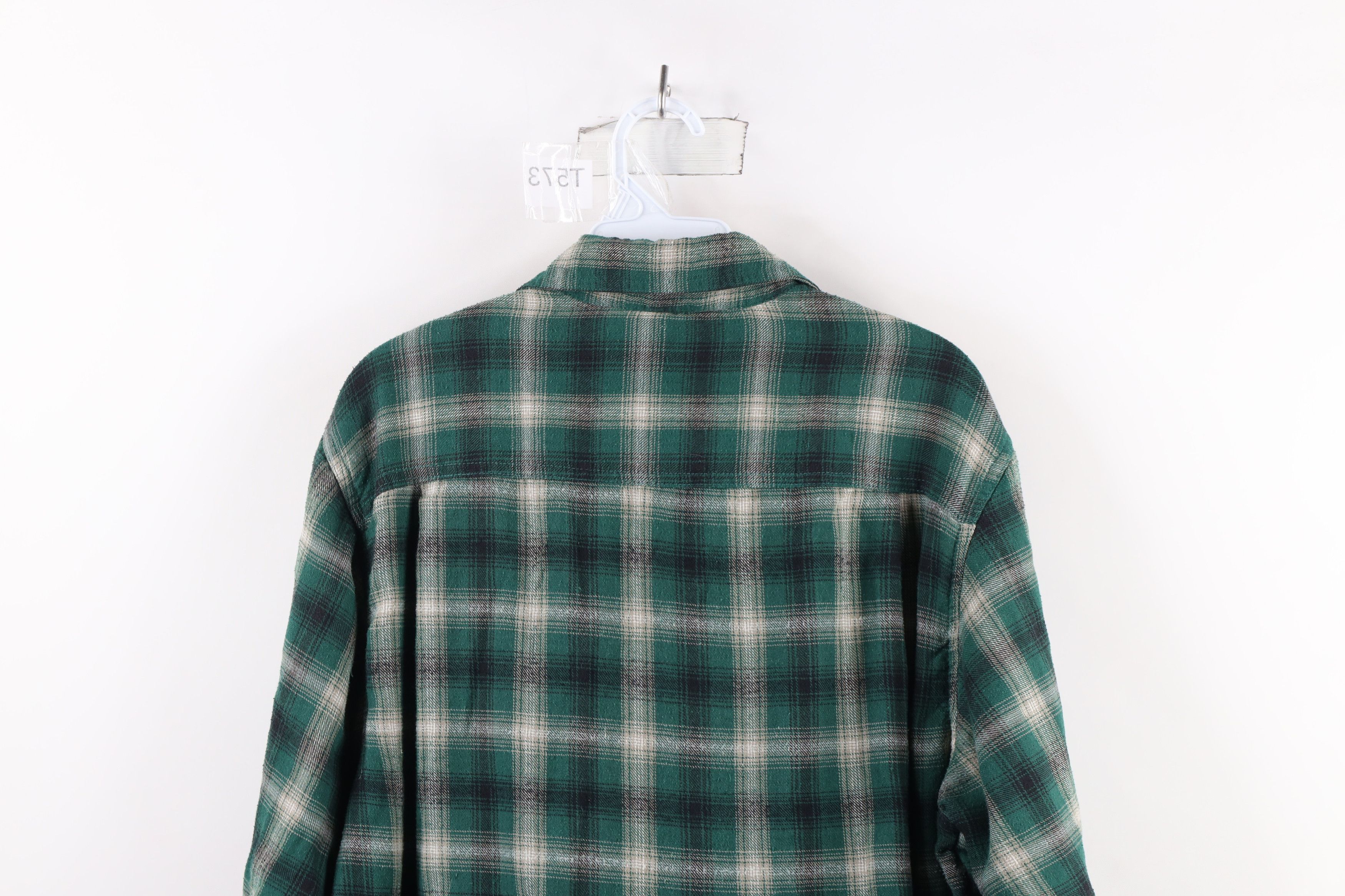 Vintage Vintage 90s Streetwear Thermal Lined Flannel Shirt Jacket Size US M / EU 48-50 / 2 - 9 Thumbnail