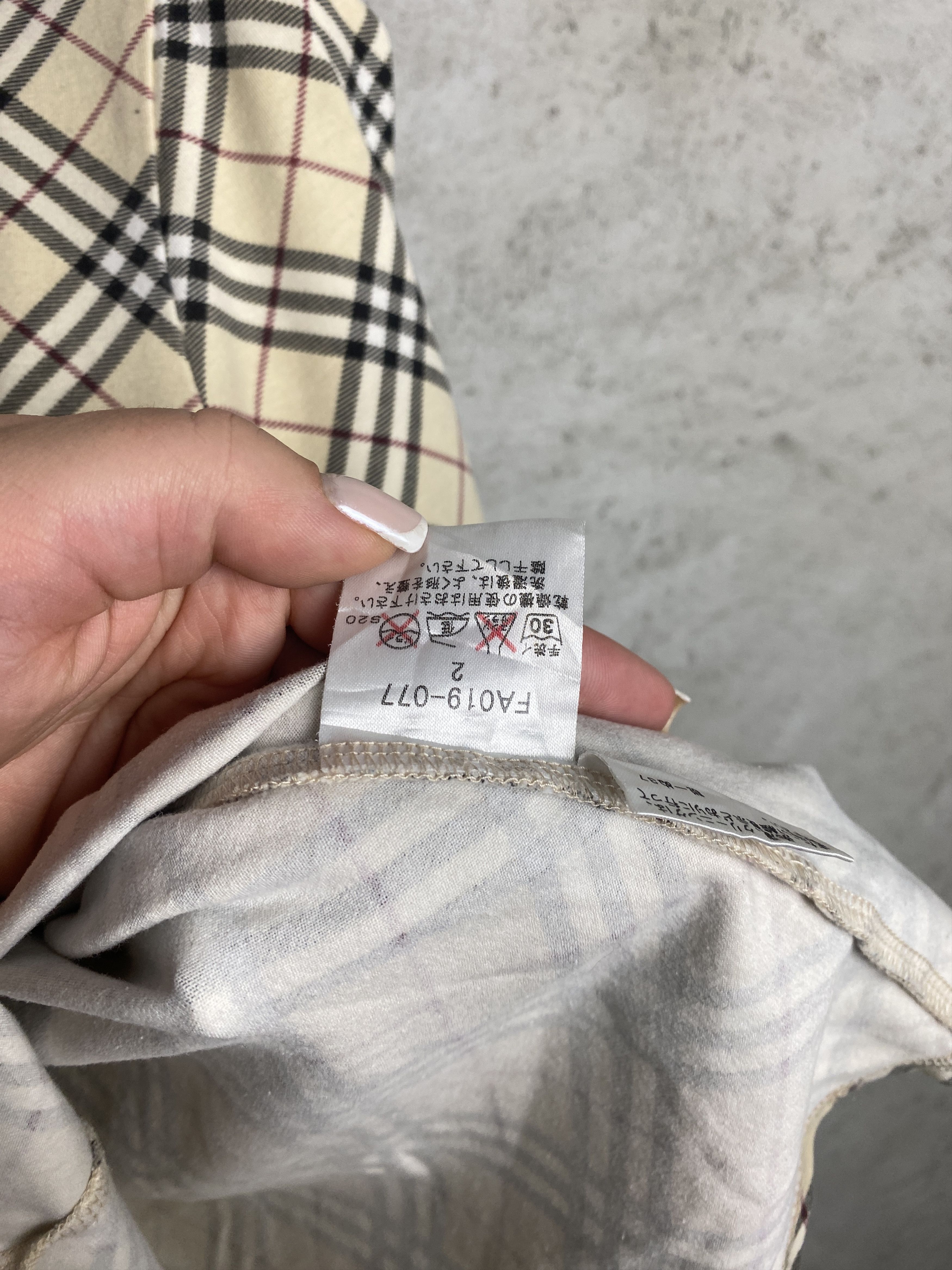 Burberry Burberry nova check 3/4 sleeve t-shirt tee Size XS / US 0-2 / IT 36-38 - 4 Thumbnail