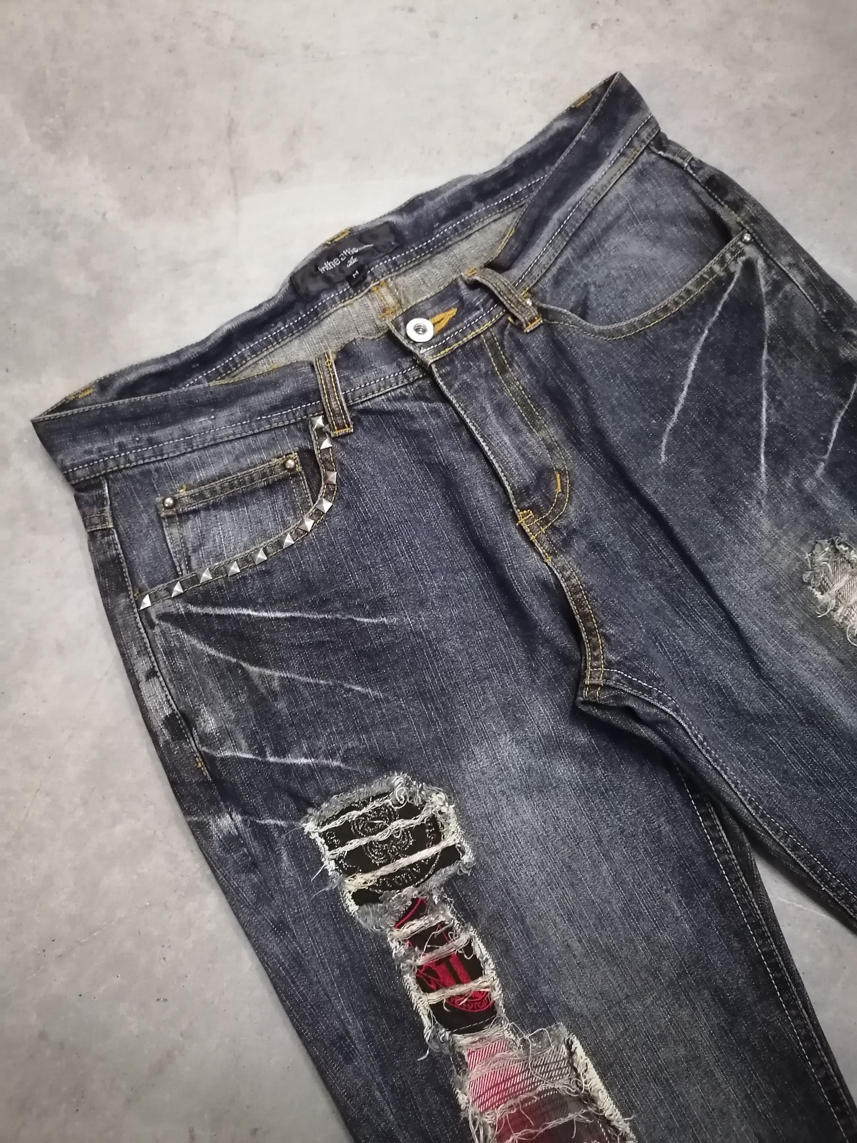 14th Addiction × If Six Was Nine × In The Attic In The Attic Homme Distressed Denim Pants Size US 31 - 6 Thumbnail
