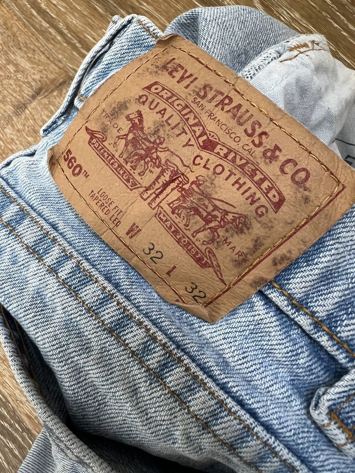 Levi's × Vintage Vintage levis 560 jeans Size US 30 / EU 46 - 4 Thumbnail