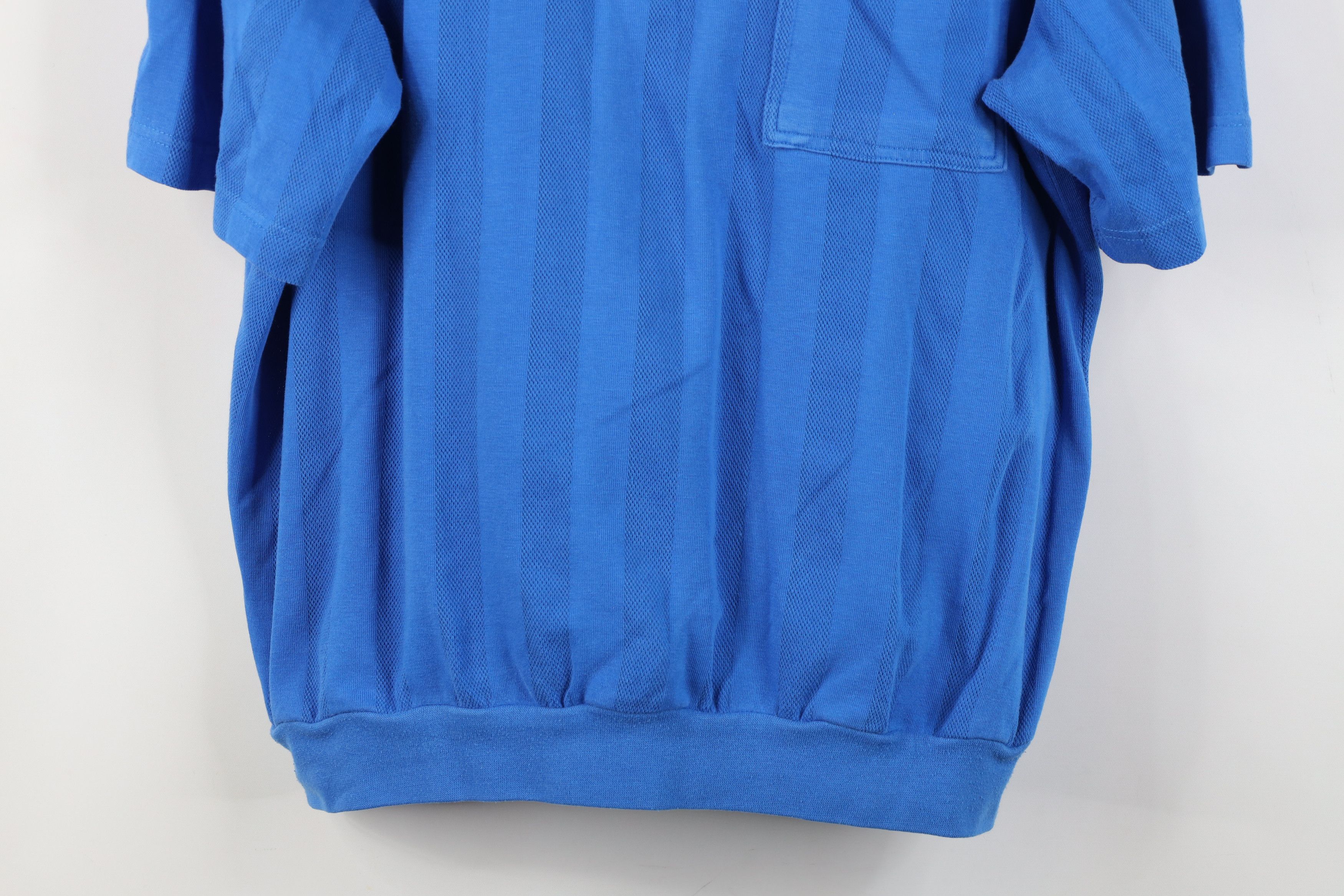 Vintage Vintage 90s Streetwear Vented Striped Pullover Polo Shirt Size US L / EU 52-54 / 3 - 3 Thumbnail