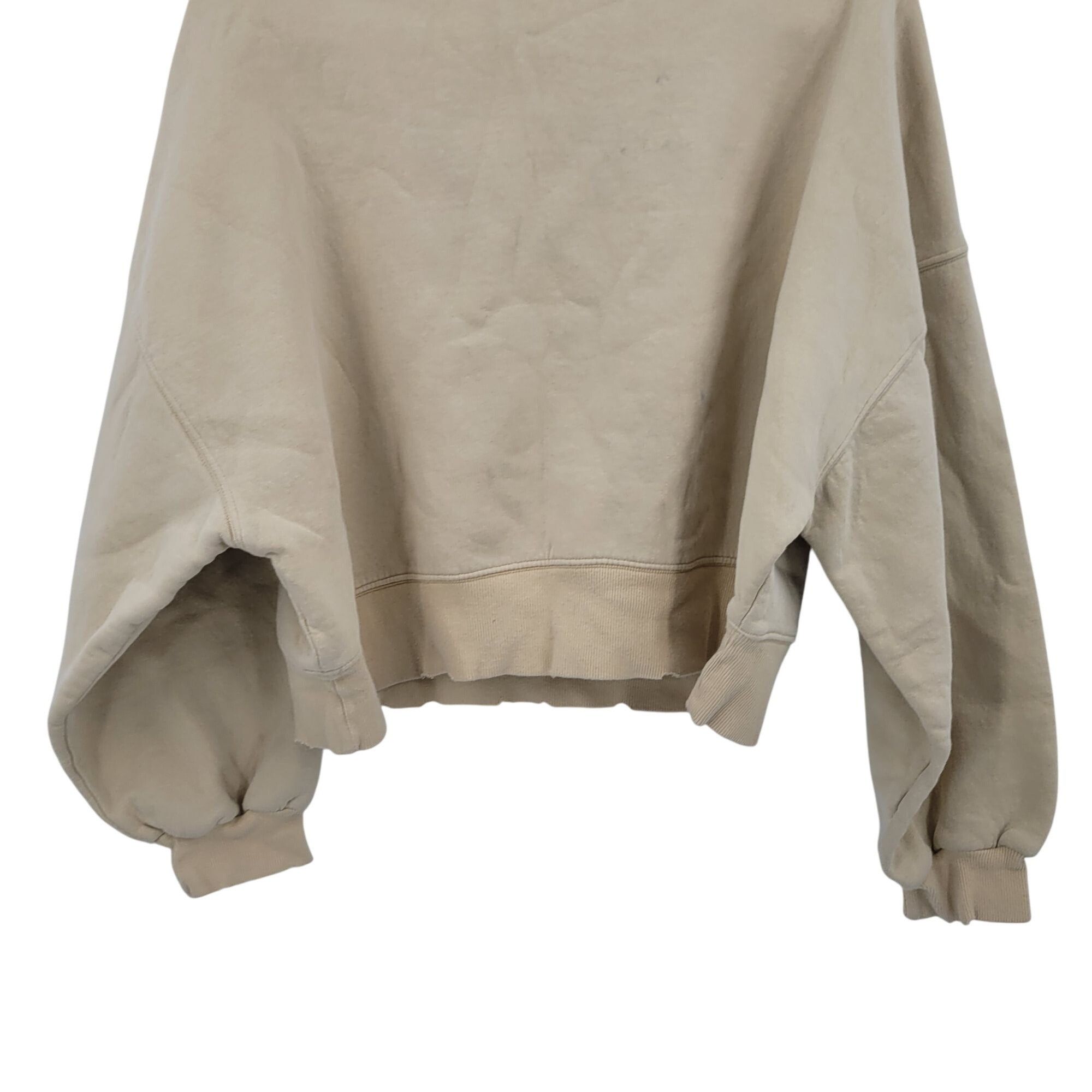 Other ASOS Design Womens Tan Distressed Smiley Embroidered Sweatsh Size M / US 6-8 / IT 42-44 - 9 Thumbnail