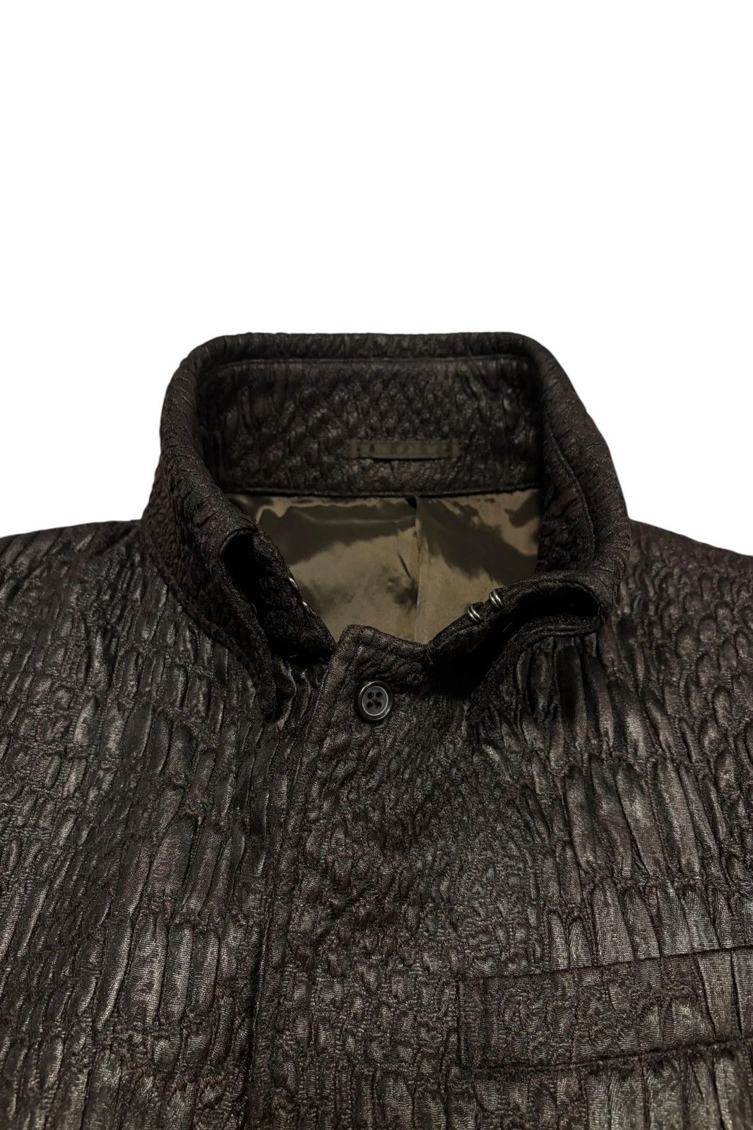 Tornado Mart Tornado Mart alligator textured vampire light overcoat Size US M / EU 48-50 / 2 - 3 Thumbnail