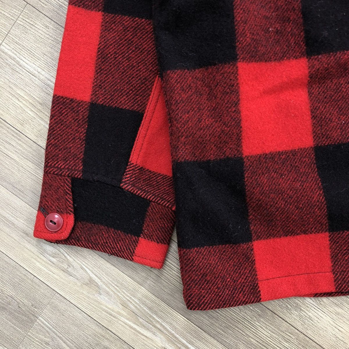 Woolrich Woolen Mills Vintage 60s Woolrich Buffalo Plaid Wool Mackinaw USA Outer Size US XL / EU 56 / 4 - 9 Thumbnail