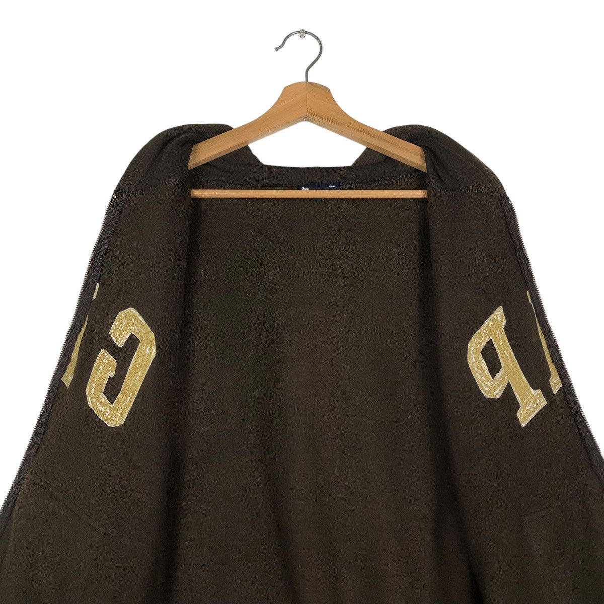 Japanese Brand 🔥VINTAGE ZIPPER JACKET GAP BIG LOGO SPELL OUT HOODIE Size US XL / EU 56 / 4 - 17 Thumbnail