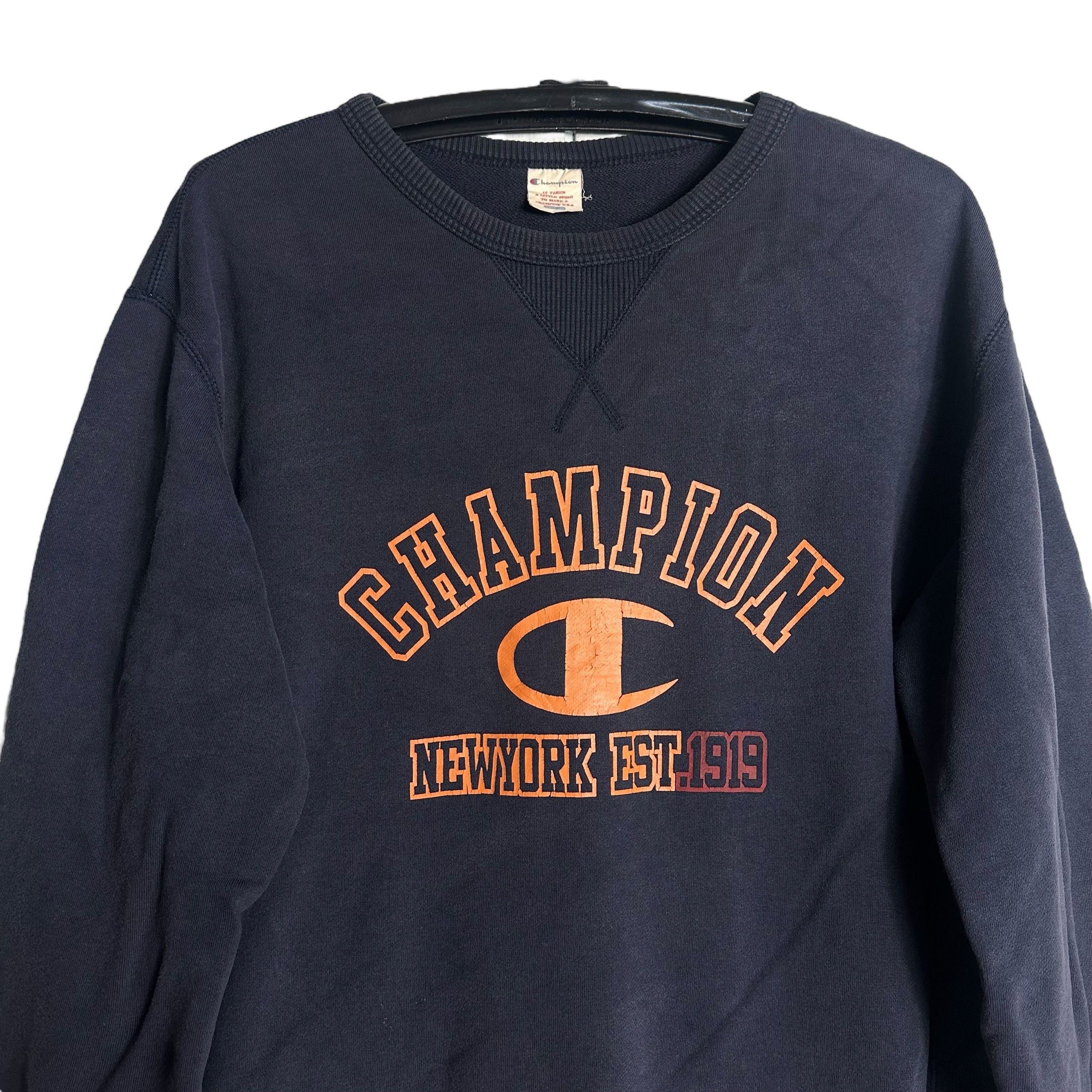 Champion × Vintage 🔥RARE🔥Vintage Champion New York Crewneck Sweatshirt Size US L / EU 52-54 / 3 - 2 Thumbnail