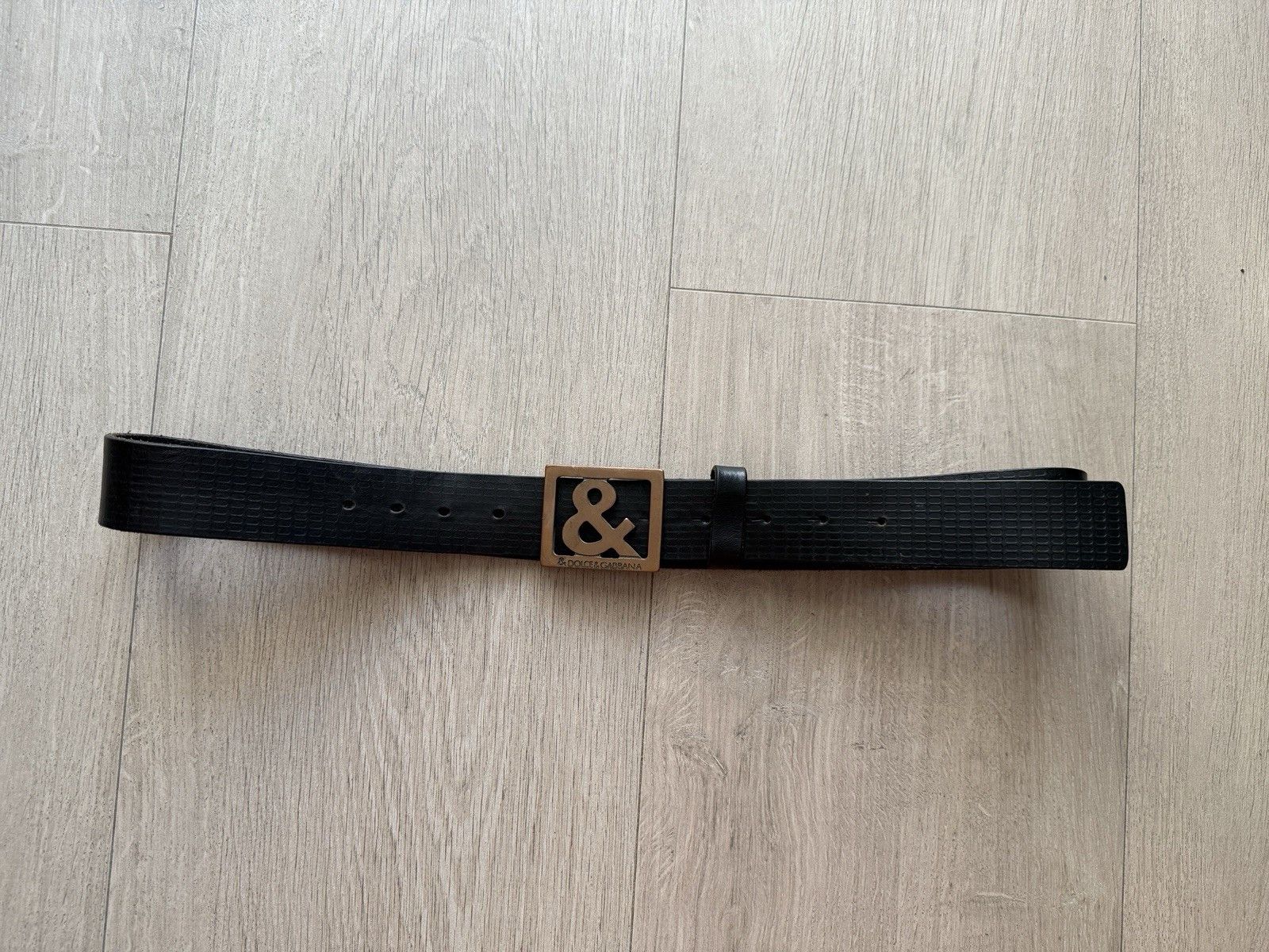 Dolce & Gabbana Vintage Dolce Gabbana Dolce&Gabbana Leather Mens Belt 95/110 Size 32 - 6 Thumbnail
