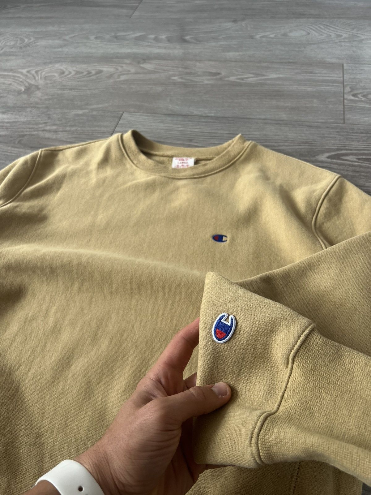 Champion × Japanese Brand × Other ‼️Champion Knit Logo Heavy Cotton Crew neck Sweatshirt‼️ Size US L / EU 52-54 / 3 - 12 Thumbnail