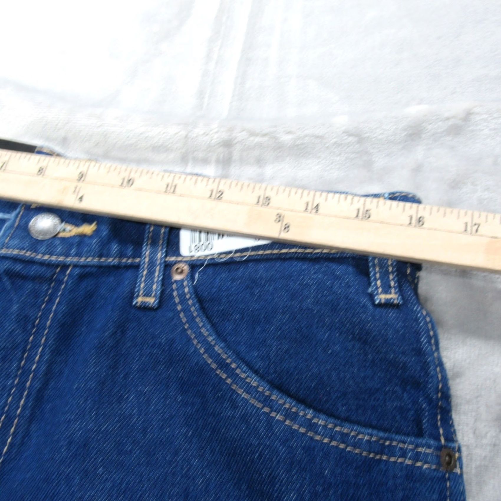 Dickies Dickies Jeans Mens 32x32 Blue Denim Jeans Wide-Leg Regular Inseam 32 5-Pocket Denim Workwear Rugged Casual Size US 32 / EU 48 - 3 Thumbnail