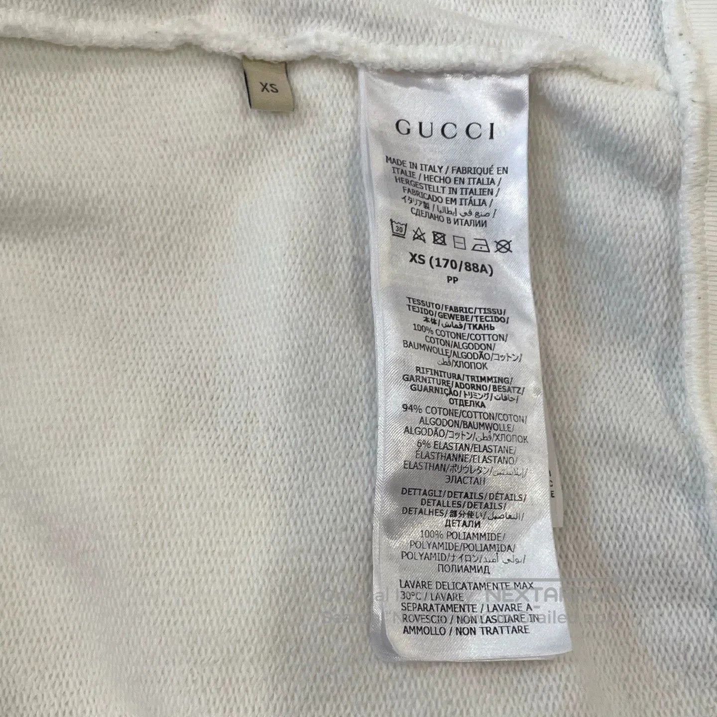 Gucci gucci x adidas white hooded sweatshirt. Size US XS / EU 42 / 0 - 6 Thumbnail