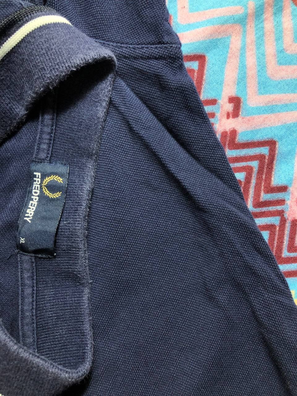 Fred Perry Streetwear T-Shirt Fred Perry blue logo polos Y2K Vintage Size US XL / EU 56 / 4 - 6 Thumbnail