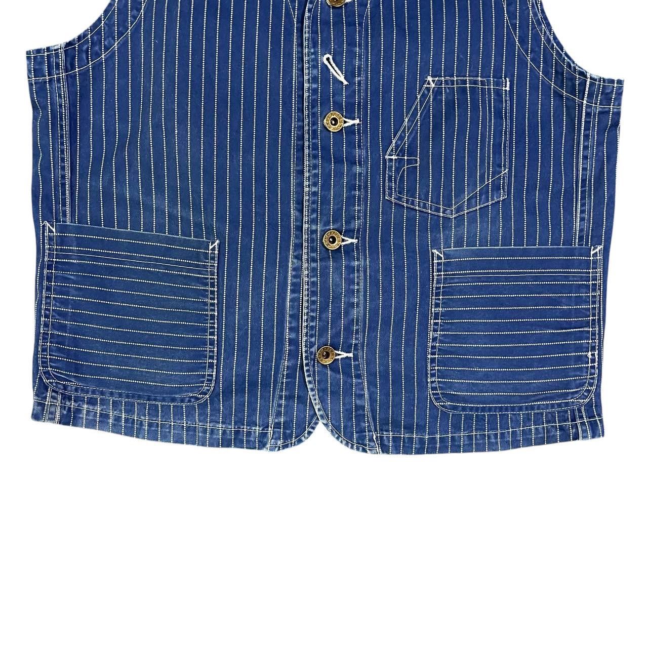 Dry Bones Vintage Dry Bones Hickory Striped Vest Size US L / EU 52-54 / 3 - 3 Thumbnail