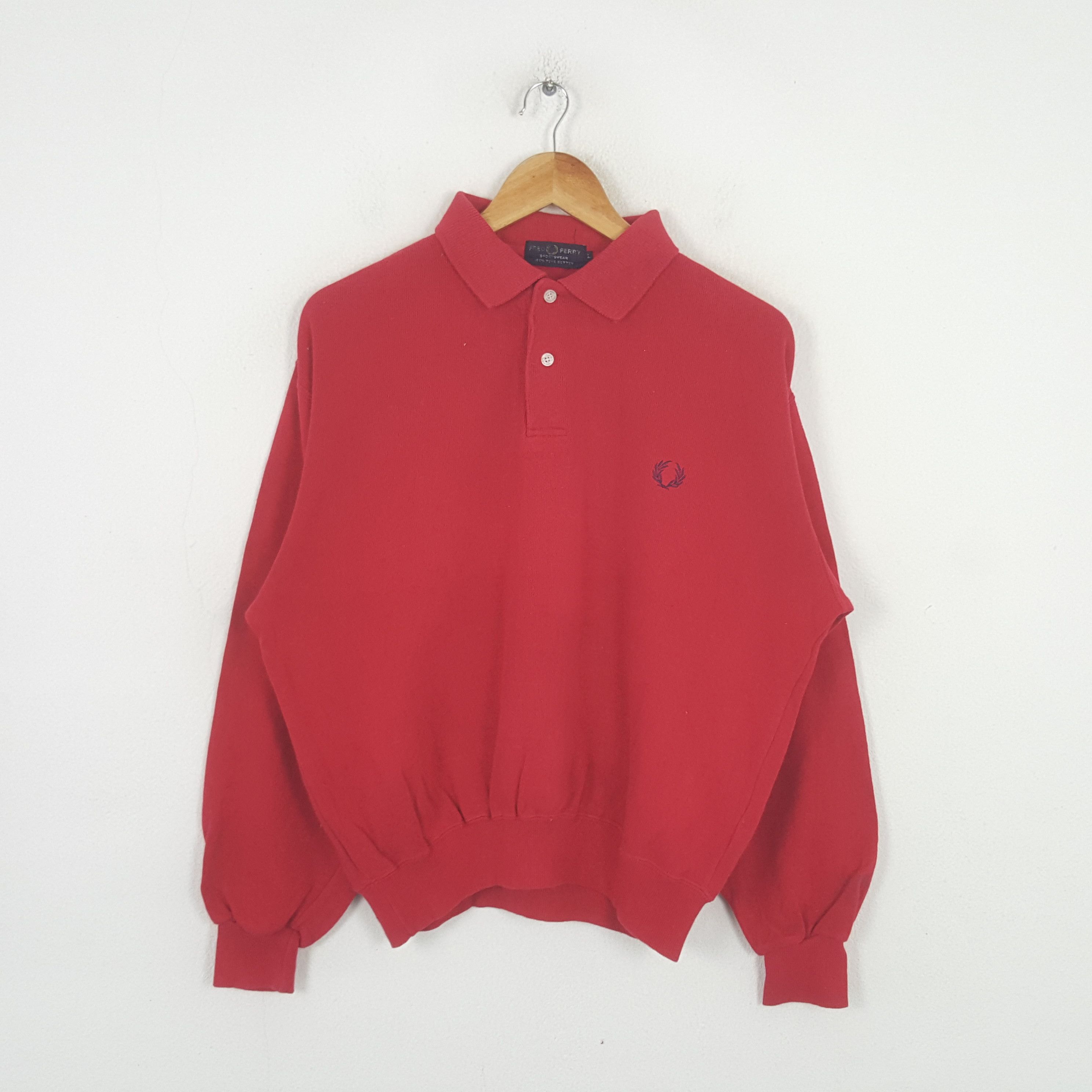 Fred Perry Vintage Fred Perry Designer Polos Sweatshirt RR8 Size US L / EU 52-54 / 3 - 1 Thumbnail