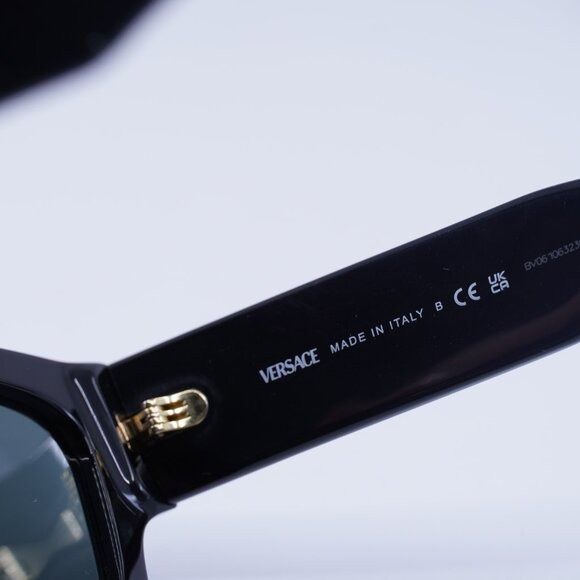 Versace Versace VE4492U GB1/87 Sunglasses Black Square Frame Size ONE SIZE - 3 Thumbnail
