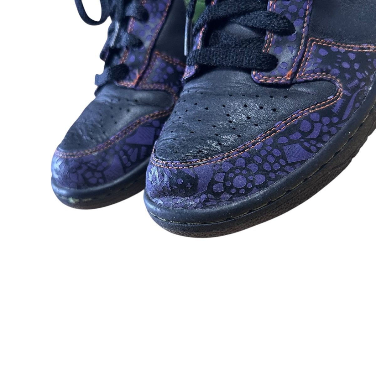 Nike × Vintage Nike Dunk Premium High Day Of The Dead Size 9.5 Size US 9.5 / EU 42-43 - 7 Thumbnail