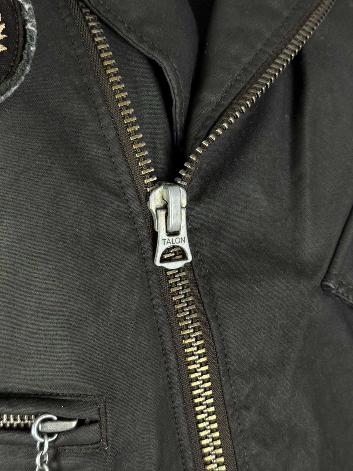Vintage Polo Ralph Lauren Double Riders Oiled Leather Jacket SizeS-M Size US S / EU 44-46 / 1 - 13 Thumbnail