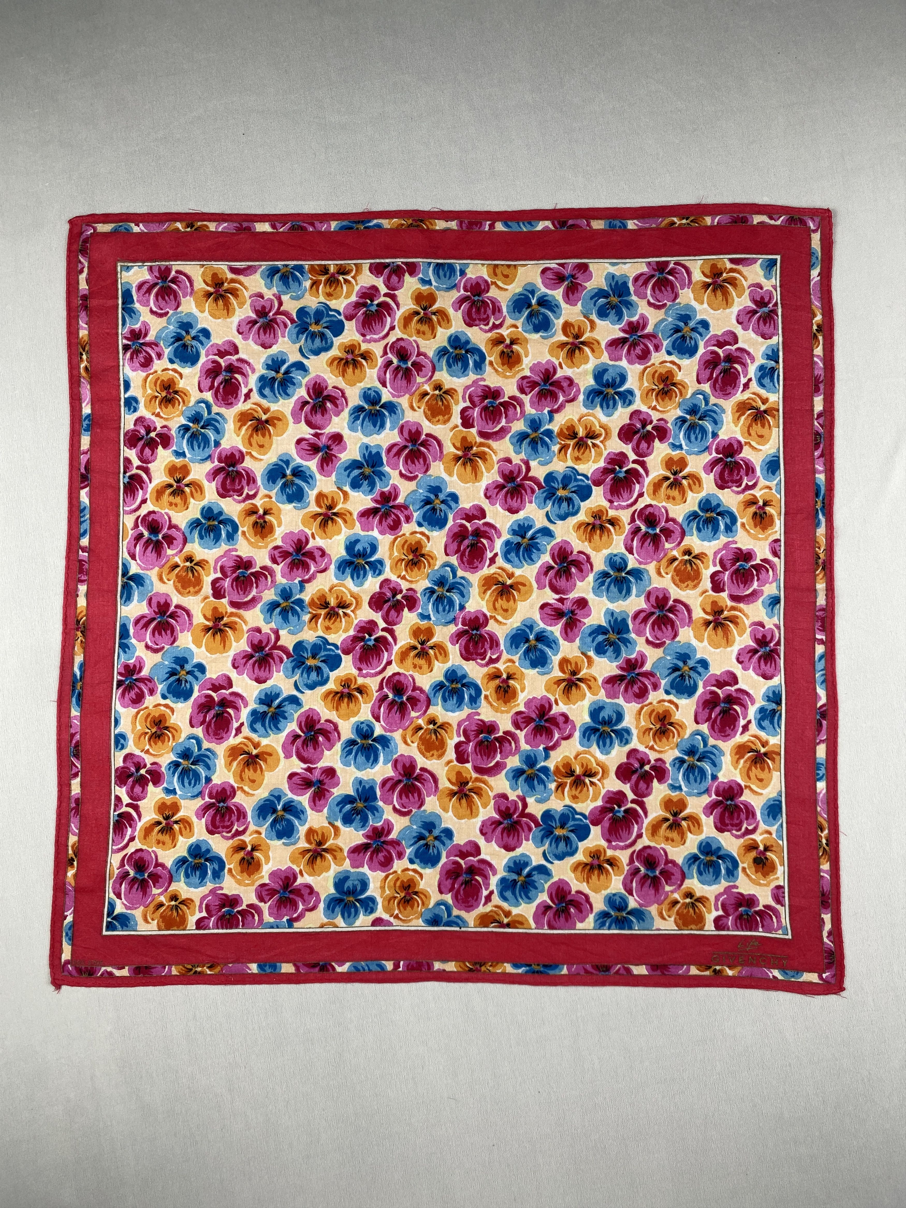 Givenchy Vintage Givenchy Handkerchief Pocket Square Bandana HM0006 Size ONE SIZE - 1 Thumbnail