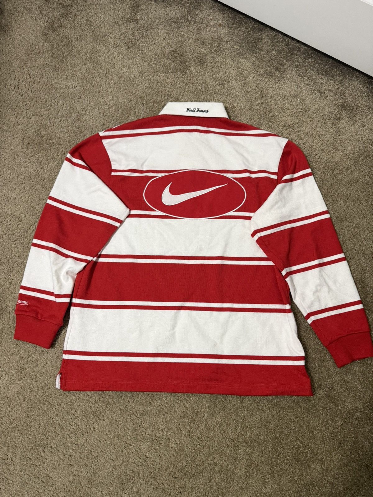 Supreme Supreme nike rugby polo Size US L / EU 52-54 / 3 - 3 Thumbnail