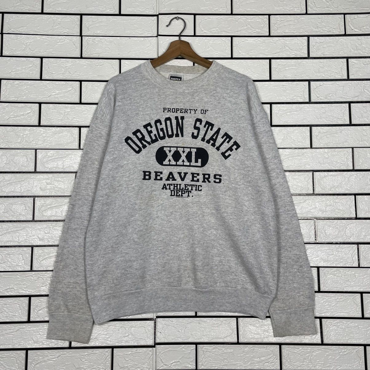 Tultex Vintage Oregon Staye Beavers Crewneck Sweatshirt Size US L / EU 52-54 / 3 - 1 Thumbnail