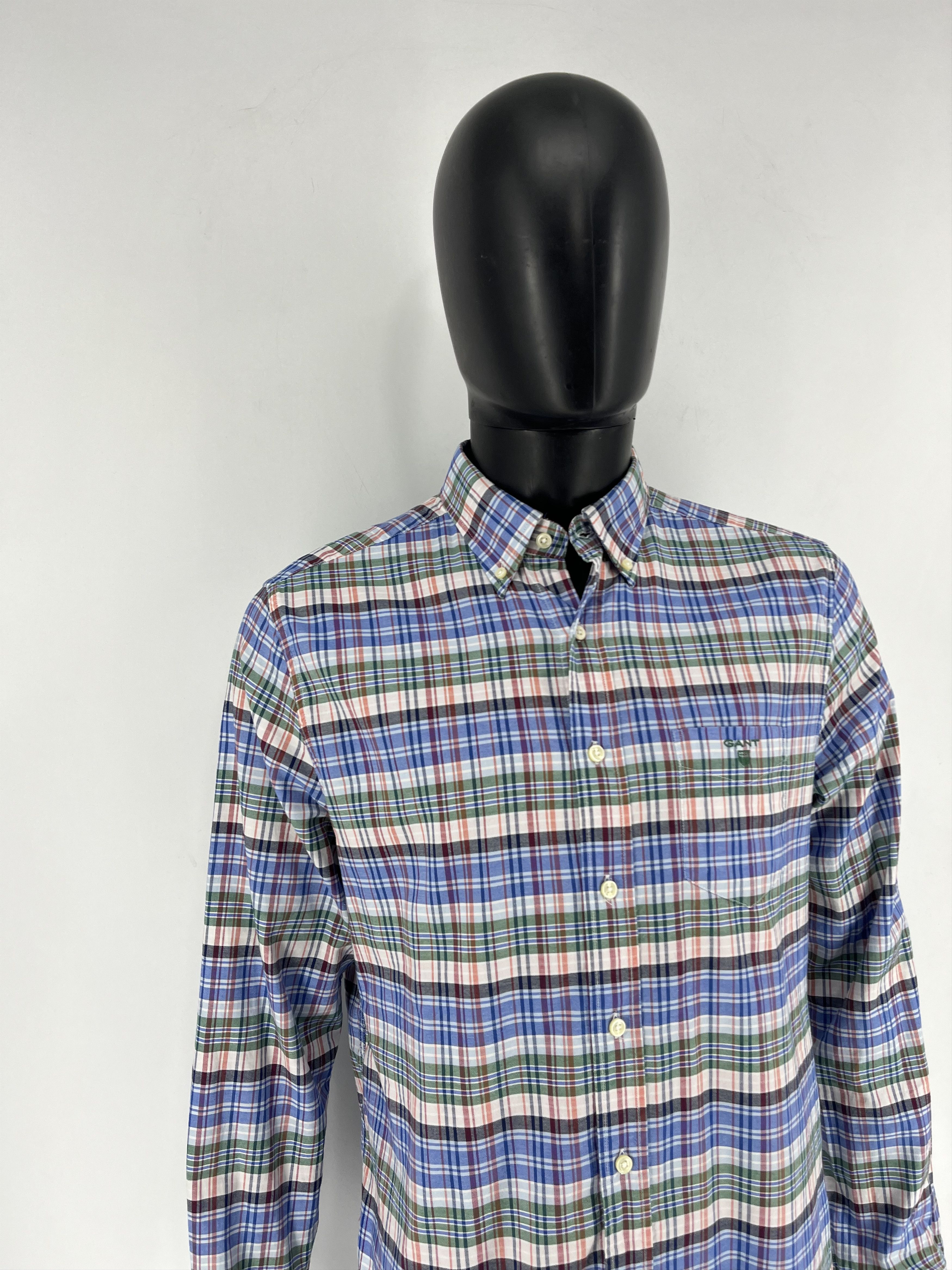Gant × Vintage Vintage Flannel GANT Plaid Shirt Travis style Size US L / EU 52-54 / 3 - 4 Thumbnail