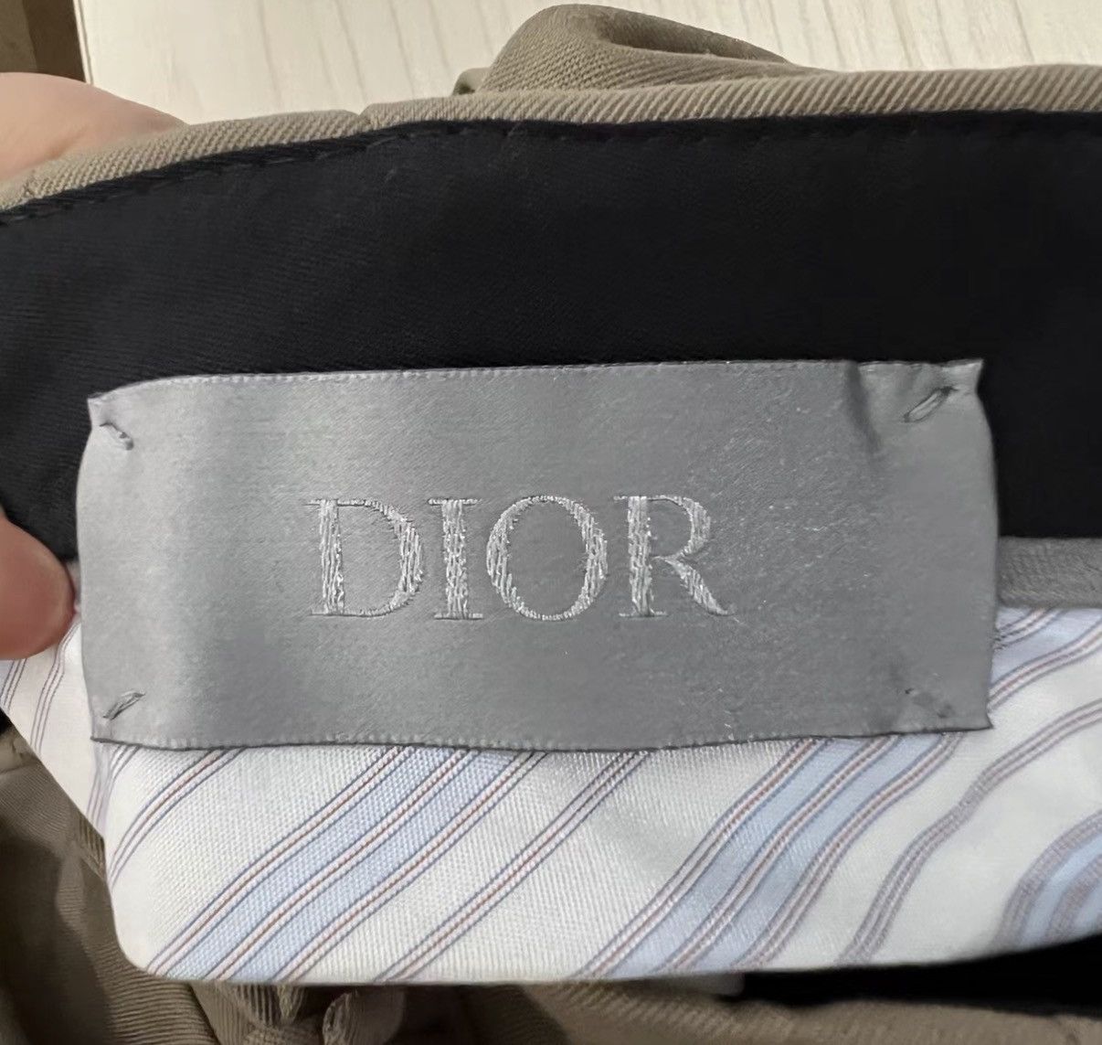 Dior Dior Khaki Trousers J41 Size US 34 / EU 50 - 3 Thumbnail