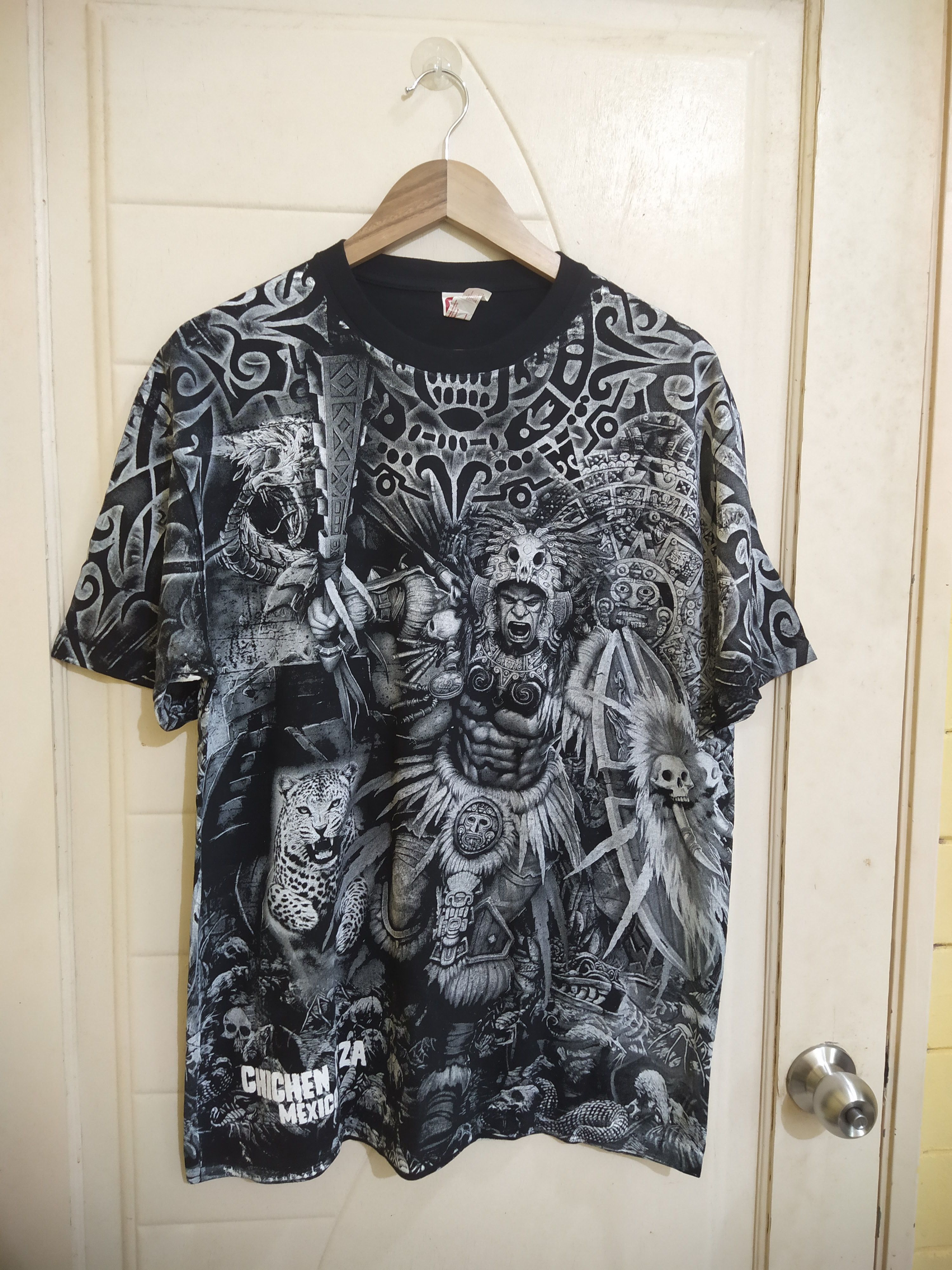 Other Chichen Itza Mexico full print casual shirt Size US L / EU 52-54 / 3 - 1 Thumbnail