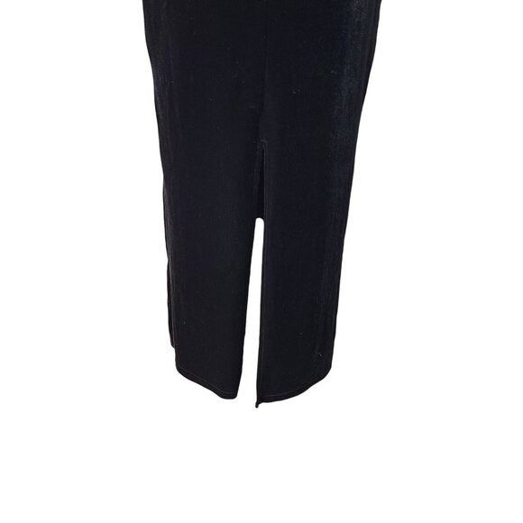 Vintage Vintage Black Velvet Maxi Dress & Cardigan Set Womens Small Size S / US 4 / IT 40 - 9 Thumbnail