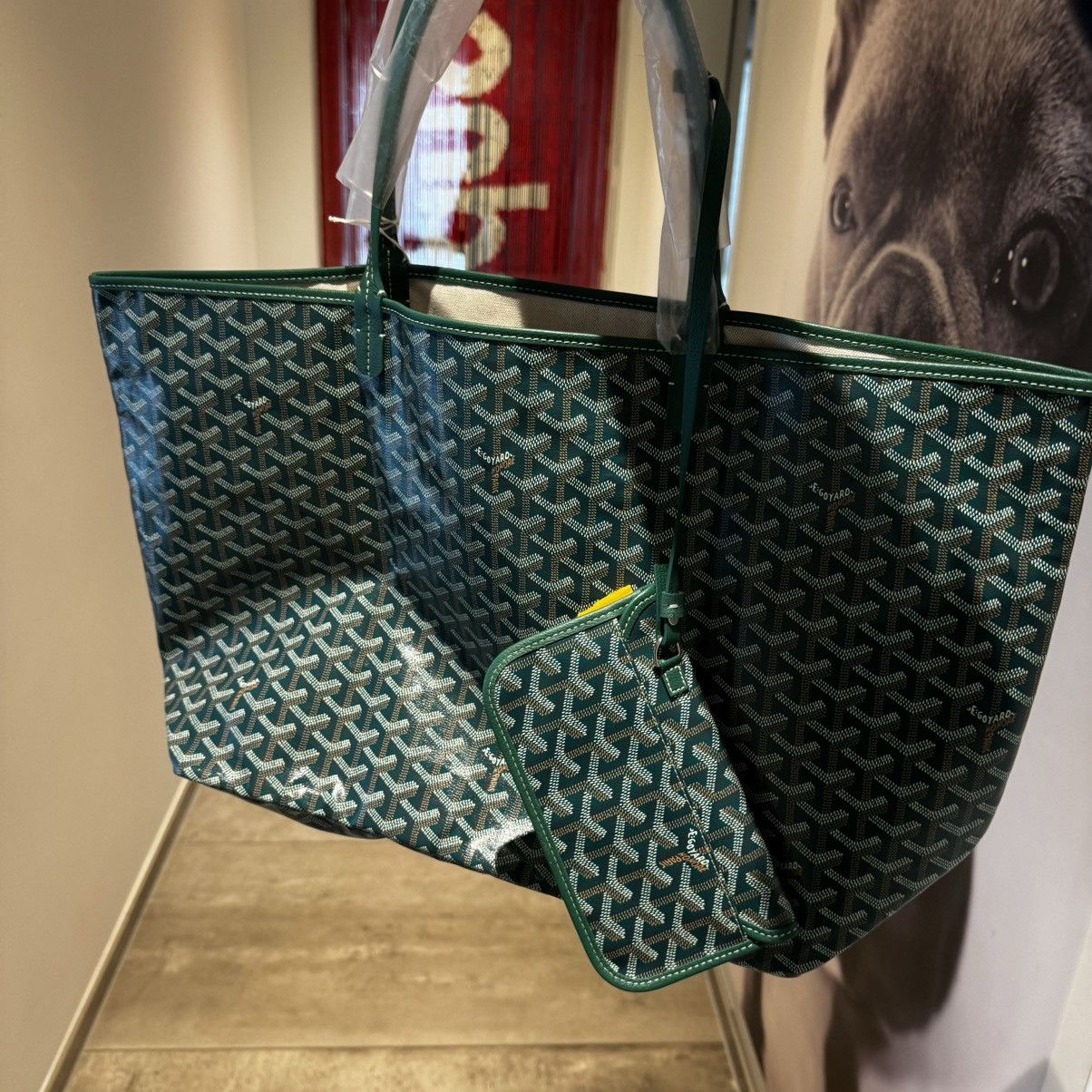 Goyard Goyard GM Tote bag with Hand-Painted Coeur St. Louis Size ONE SIZE - 6 Thumbnail