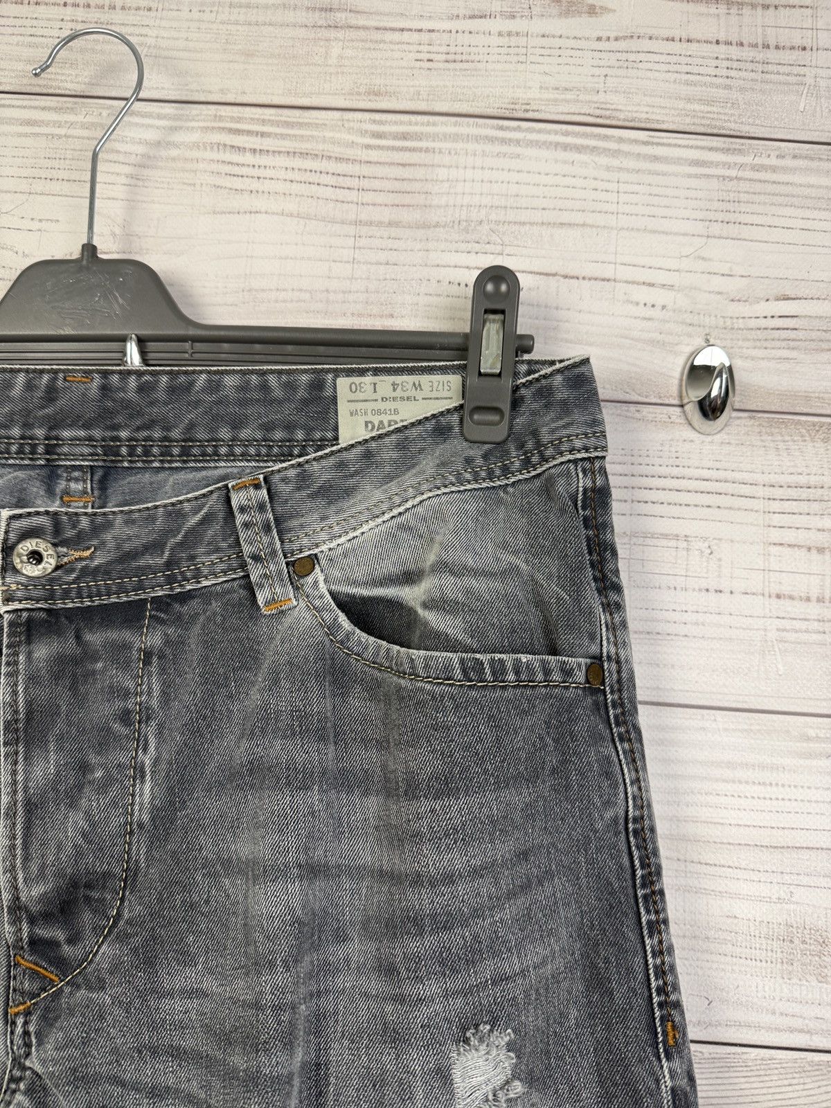 Diesel Vintage Diesel Jeans Distressed Faded Flared Wide Baggy Y2K Size US 34 / EU 50 - 6 Thumbnail