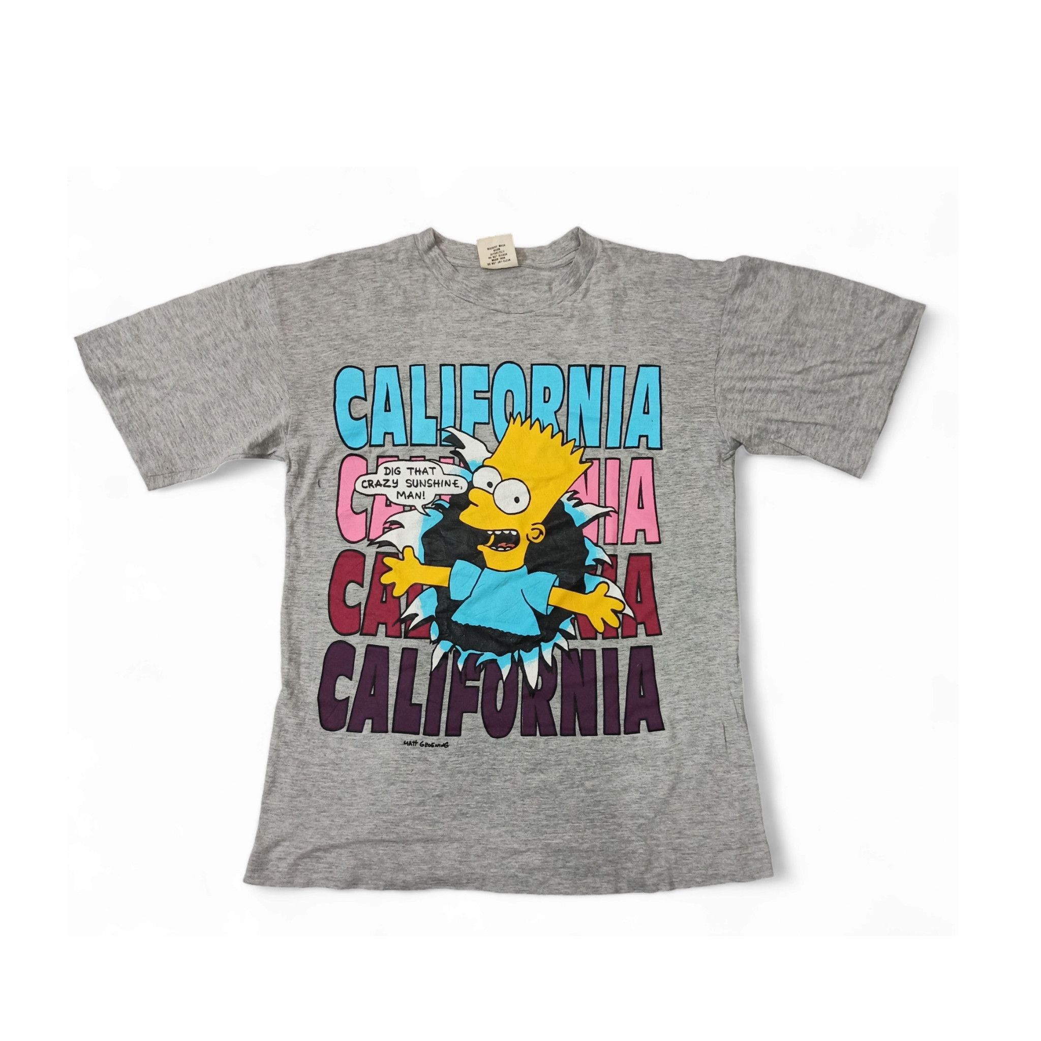 The Simpsons Vintage 90s Bart Simpson California The Simpsons T-shirt Size US M / EU 48-50 / 2 - 1 Thumbnail