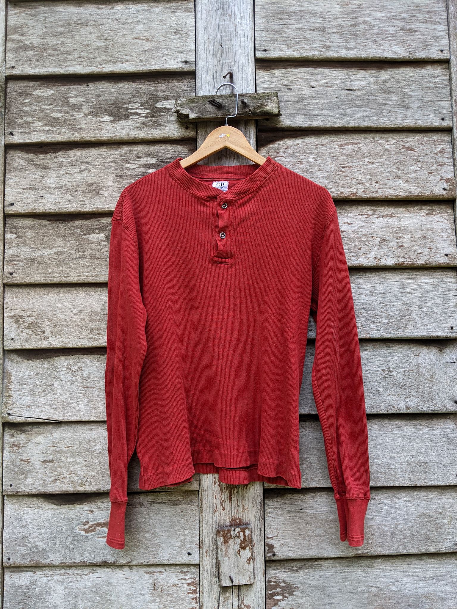 C.P. Company Vintage C.P. Company Henley Shirt Size US L / EU 52-54 / 3 - 1 Thumbnail