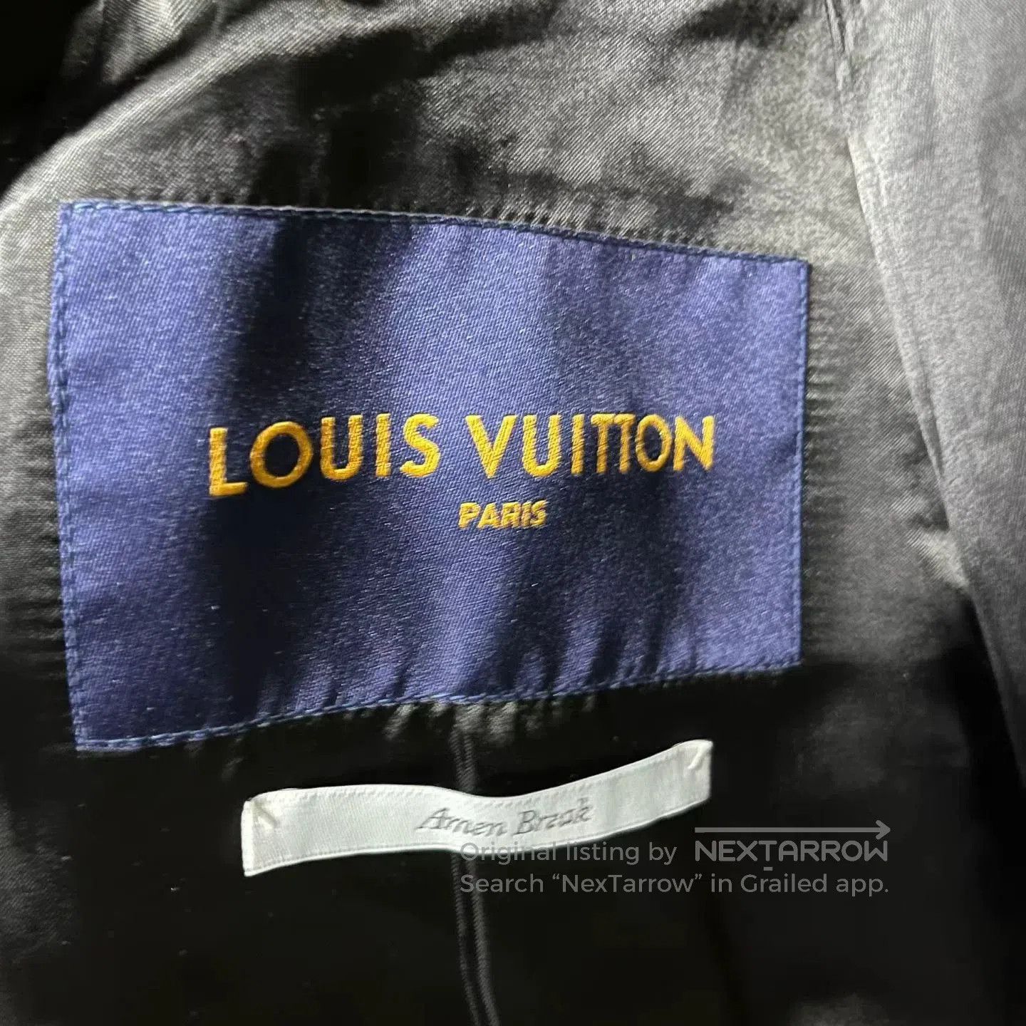 Louis Vuitton Louis Vuitton Yellow Logo Embroidered Baseball Jacket. Size US L / EU 52-54 / 3 - 2 Thumbnail