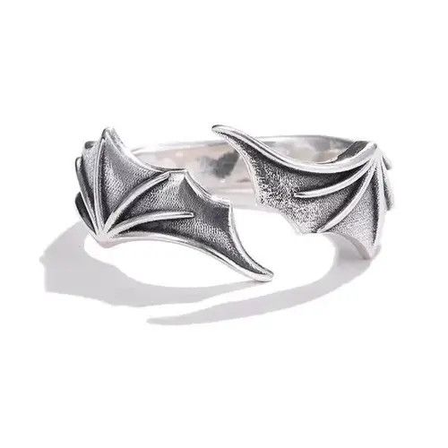 Japanese Brand × Vintage Vintage hip hop style couples rings with wings Size ONE SIZE - 2 Thumbnail