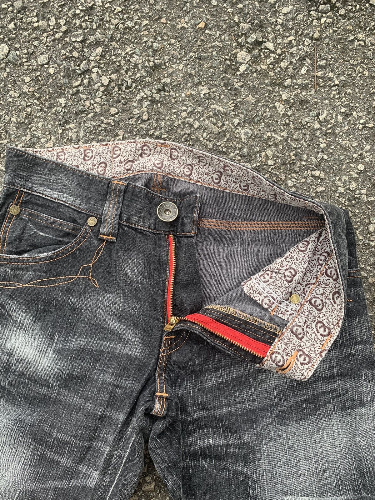 Edwin EDWIN 503 NAVAJO STYLE FADED & RUSTY MUDMAX DISTRESSED DENIM Size US 31 - 15 Thumbnail