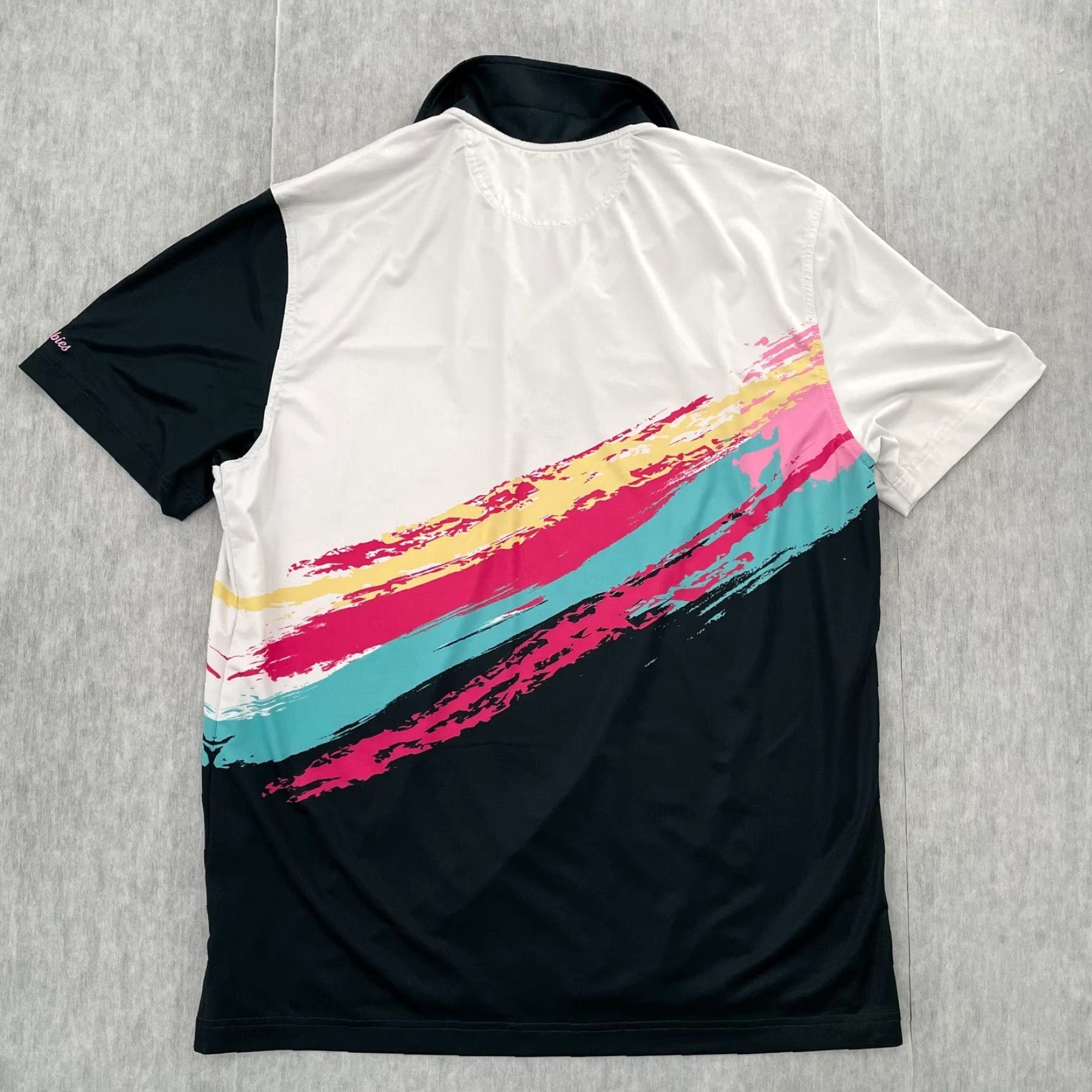 Chubbies Chubbies Shirt Polo Performance Short Sleeve White Medium Adult Mens M Stretch Size US M / EU 48-50 / 2 - 2 Thumbnail