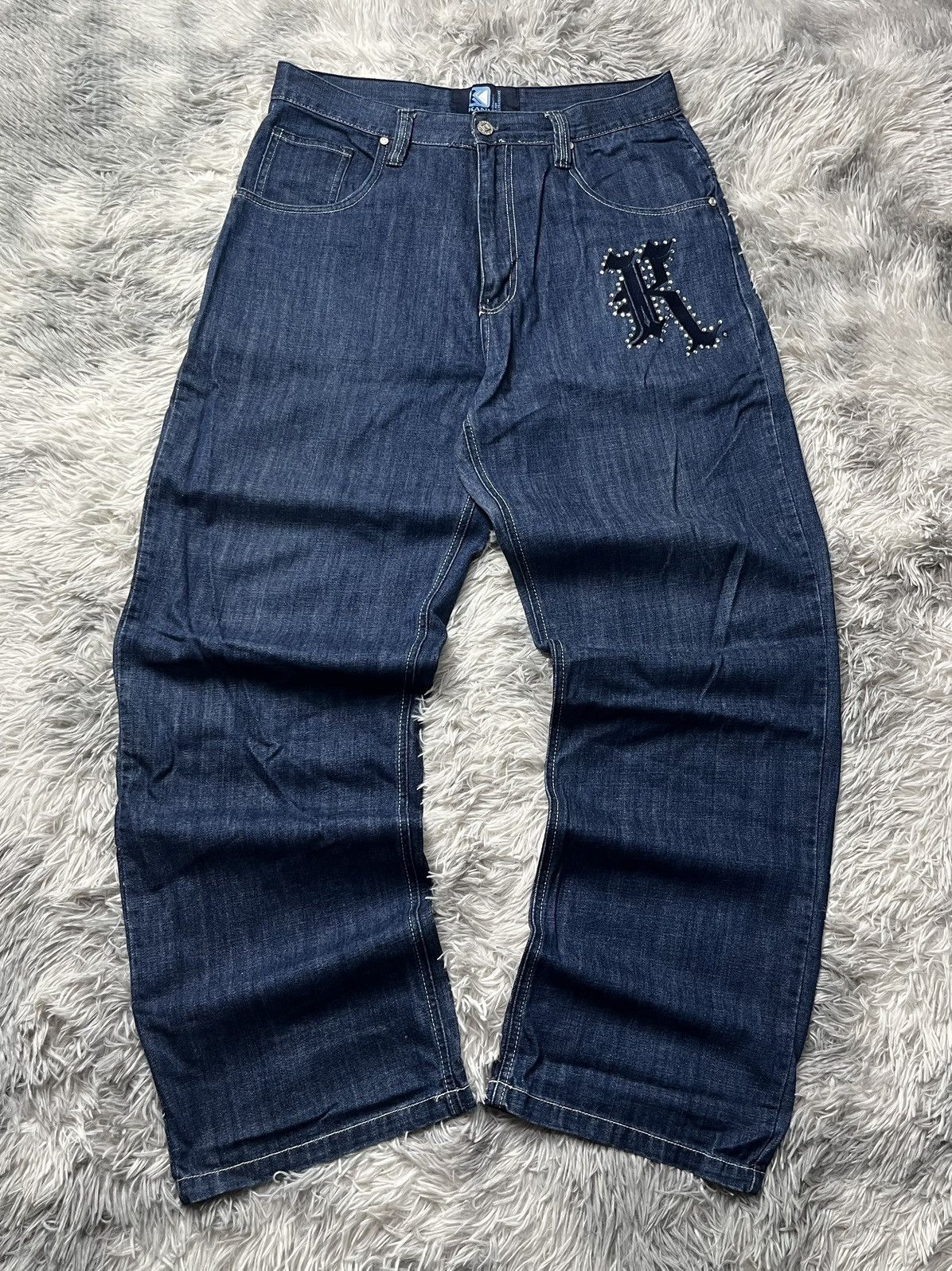 Karl Kani Vintage Karl kani jeans big logo Size US 36 / EU 52 - 4 Thumbnail