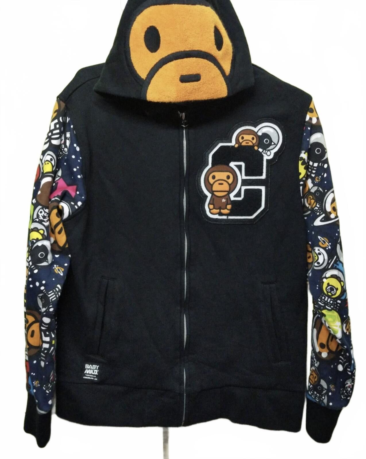 Bape BAPE x Chocolate x Baby Milo & Friends Cosmic 3/4 Hoodie XL Size US XL / EU 56 / 4 - 1 Thumbnail