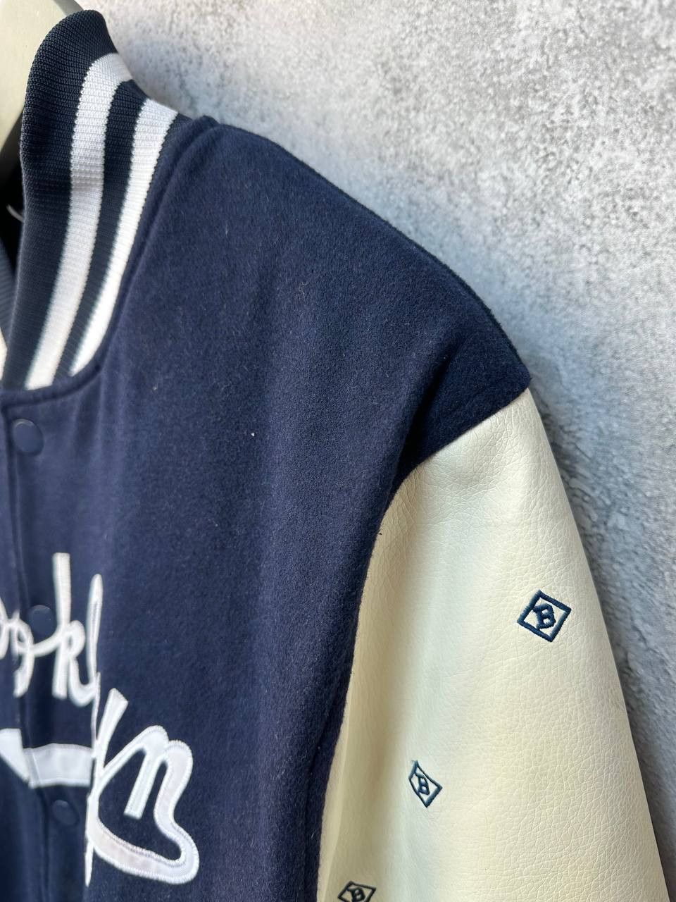 Brooklyn Clothing × Majestic Majestic Katter Letterman Brooklyn Varsity Bomber Jacket Size US L / EU 52-54 / 3 - 6 Thumbnail