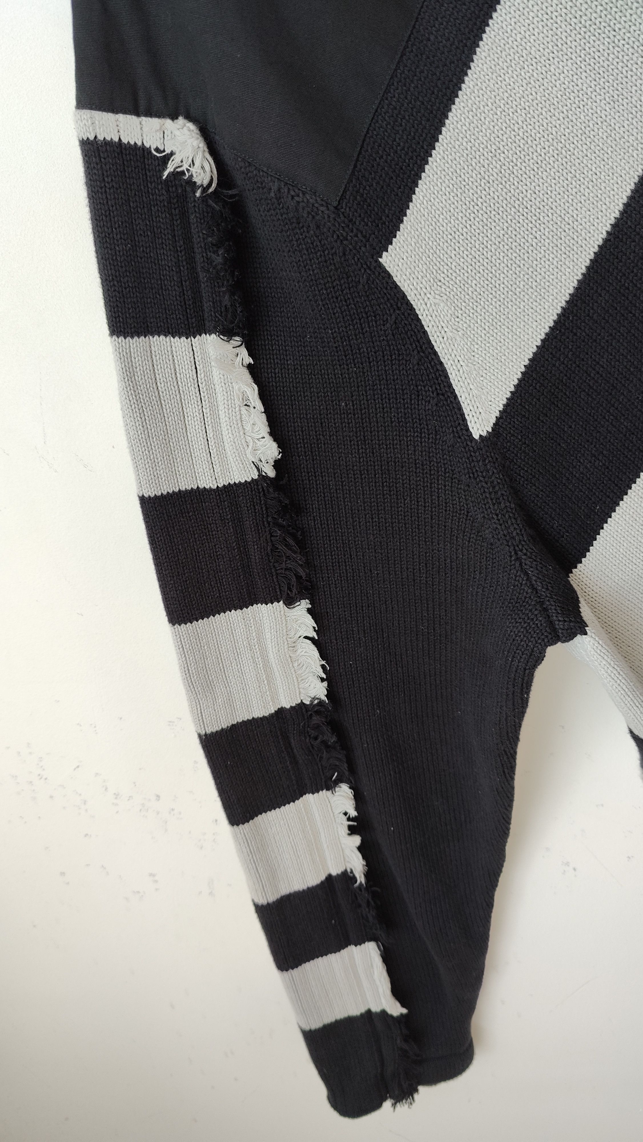 Liam Hodges RARE Liam Hodges Cotton Stripe Oversized Knit Sweater Size US XL / EU 56 / 4 - 7 Thumbnail