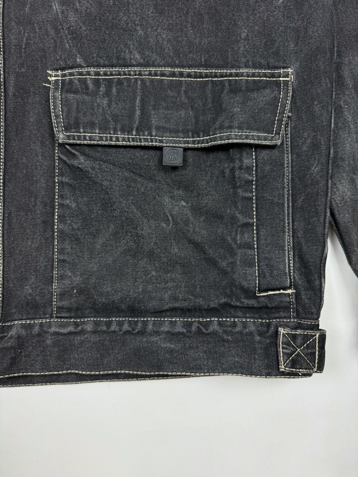 Vintage 1990’s Vintage Johnny Blaze Hip-Hop Washed Denim Jacket Size US XL / EU 56 / 4 - 3 Thumbnail