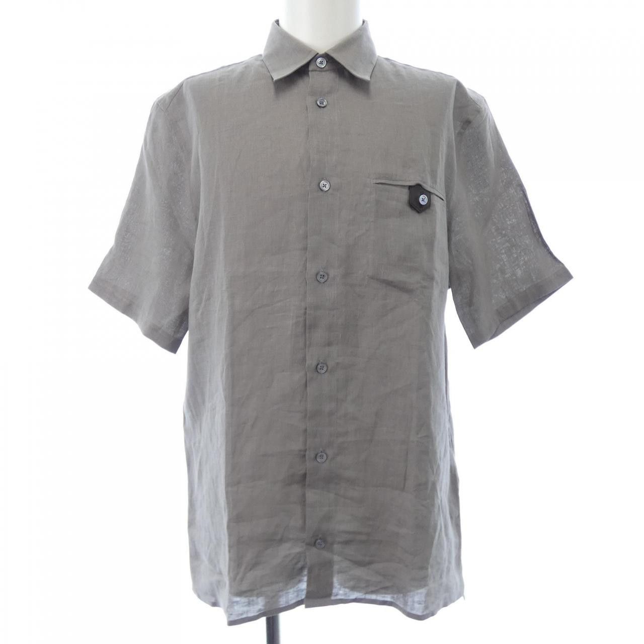 Hermes Hermes Hermes Short Sleeve Shirt Textile Dress Shirt DUTY FREE for USA Size ONE SIZE - 1 Thumbnail
