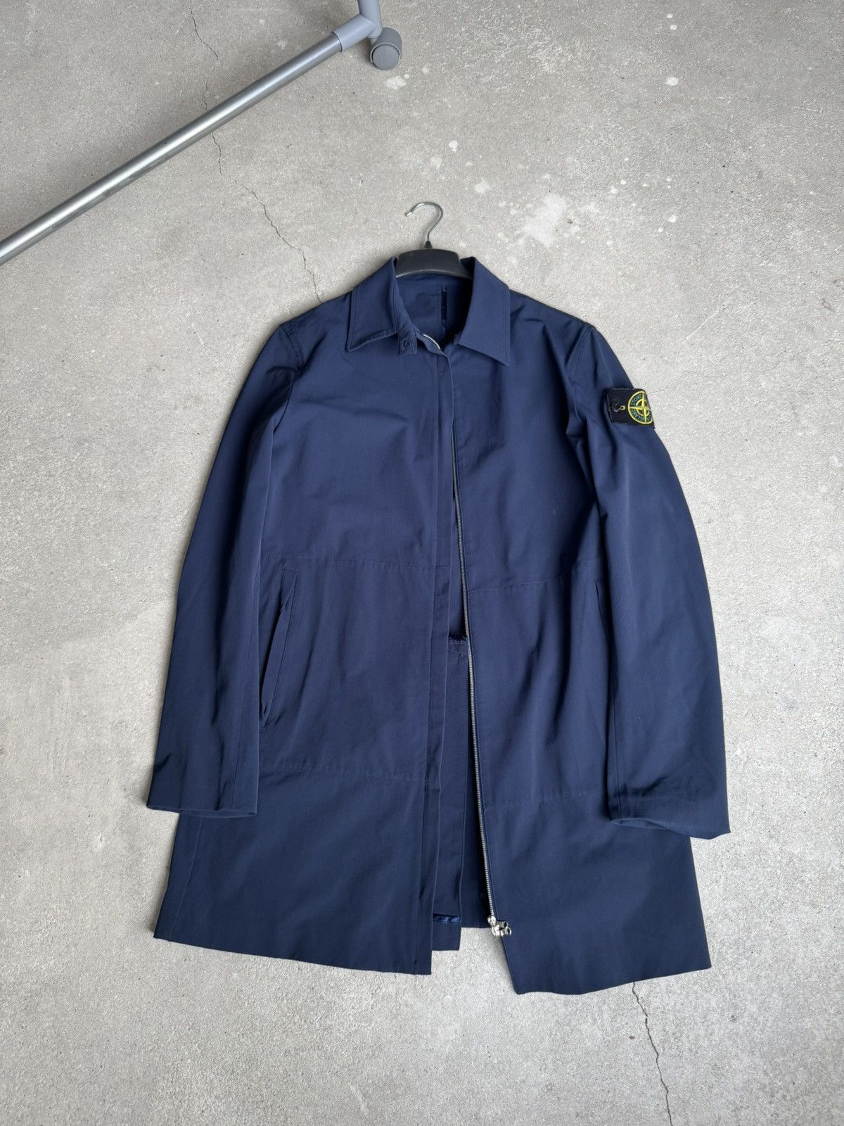 Stone Island Vintage Stone Island Trench Dark Blue Size US S / EU 44-46 / 1 - 10 Thumbnail