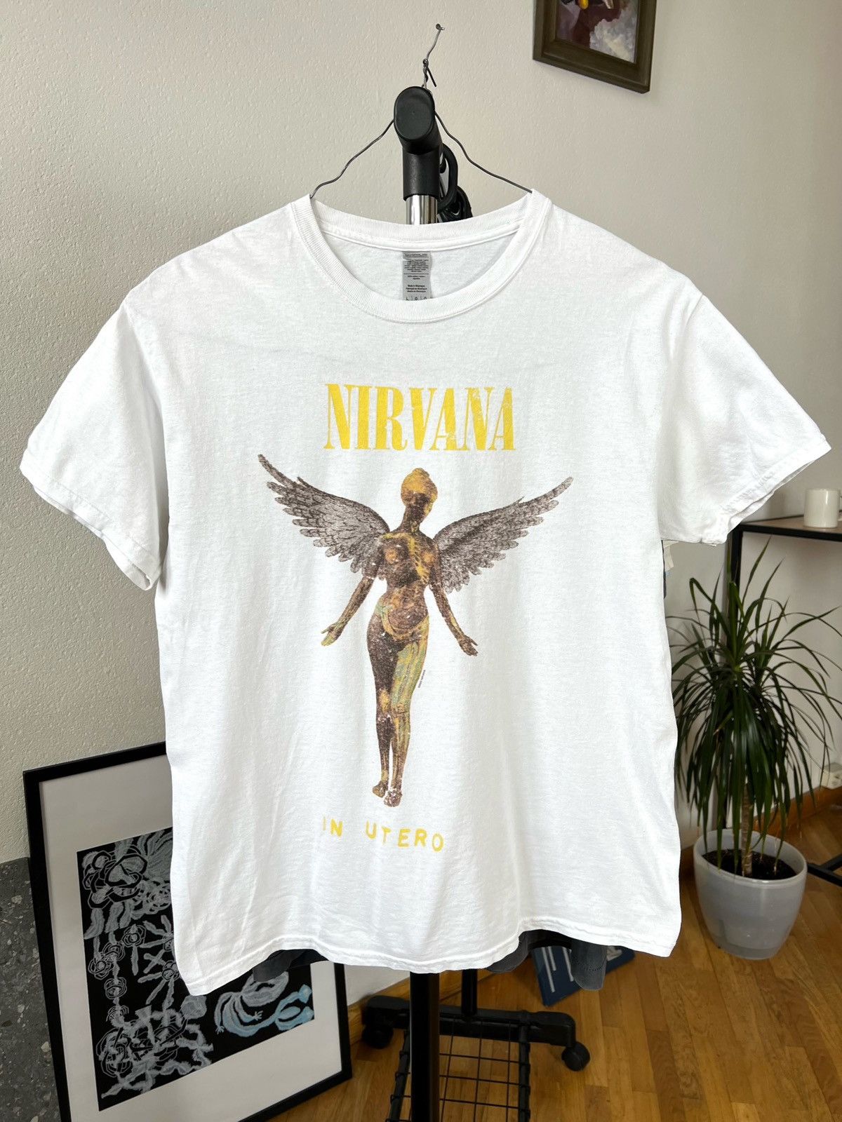 Band Tees × Vintage Nirvana in utero Official Tee Tshirt Size US L / EU 52-54 / 3 - 1 Thumbnail