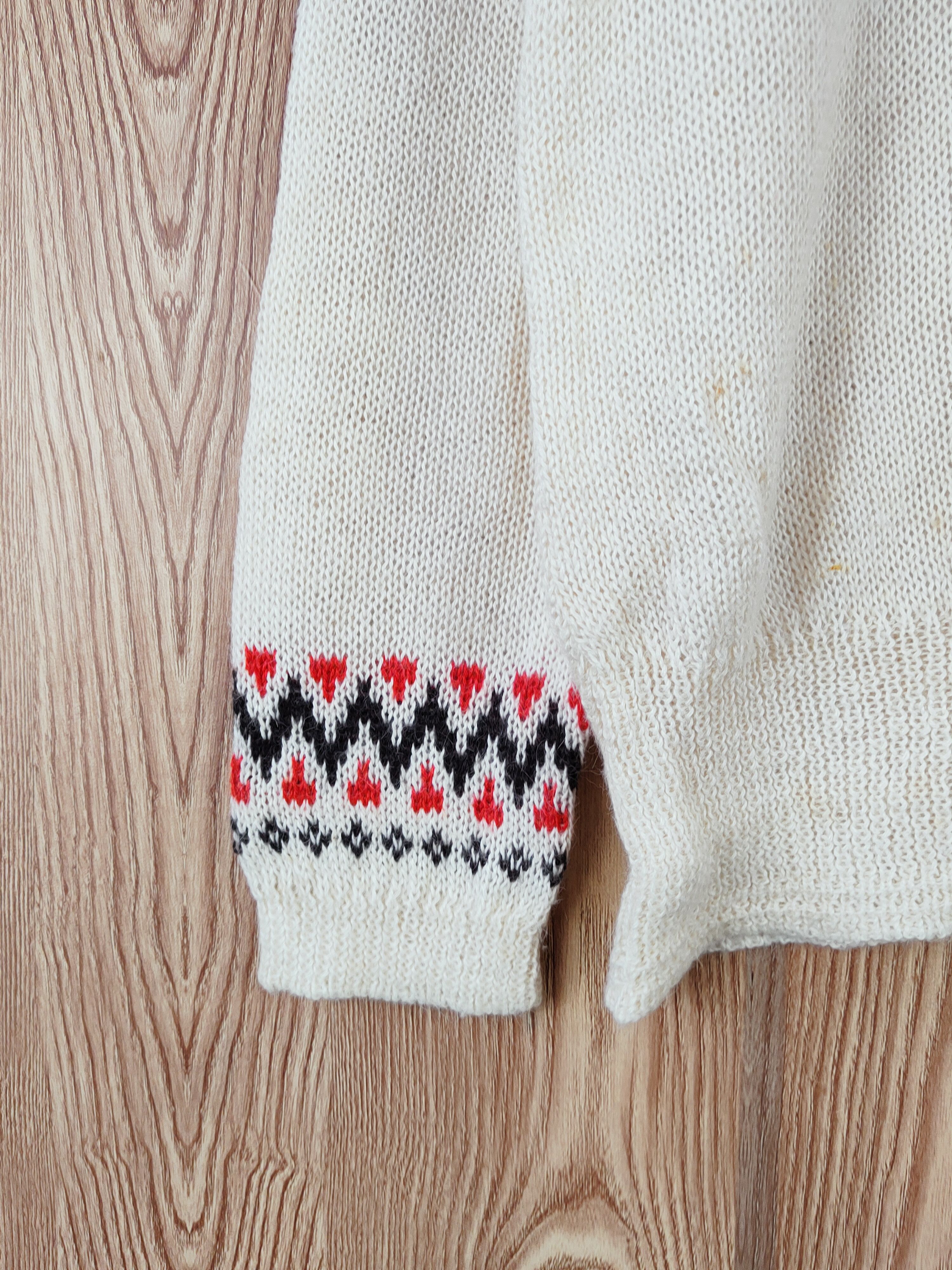 Japanese Brand Arnold Palmer Cream art Knitwear Sweatshirts #W563 Size US L / EU 52-54 / 3 - 4 Thumbnail