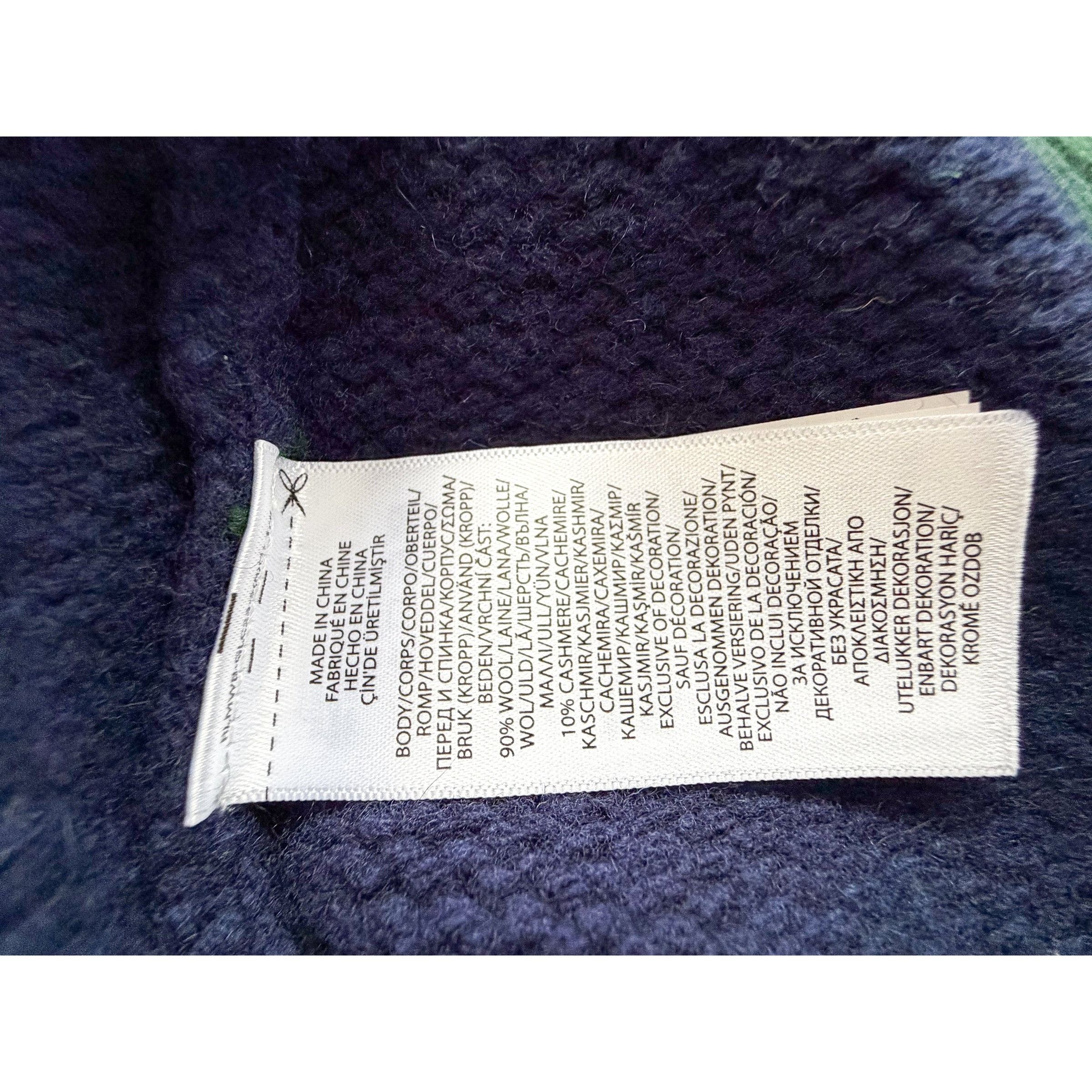 Polo Ralph Lauren Ralph Lauren Polo Striped Wool Cashmere Rugby Jumper Size US XXL / EU 58 / 5 - 7 Thumbnail